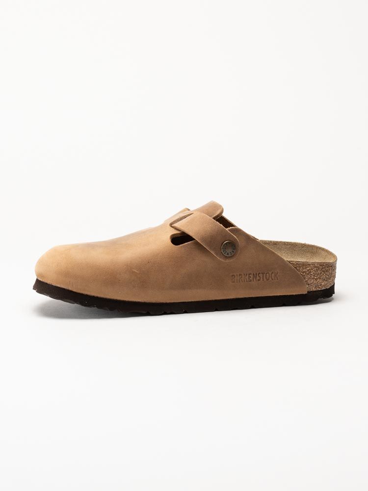 Birkenstock - Boston - Ljusbruna slip-in sandaler