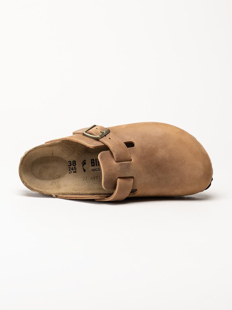 Birkenstock - Boston - Ljusbruna slip-in sandaler
