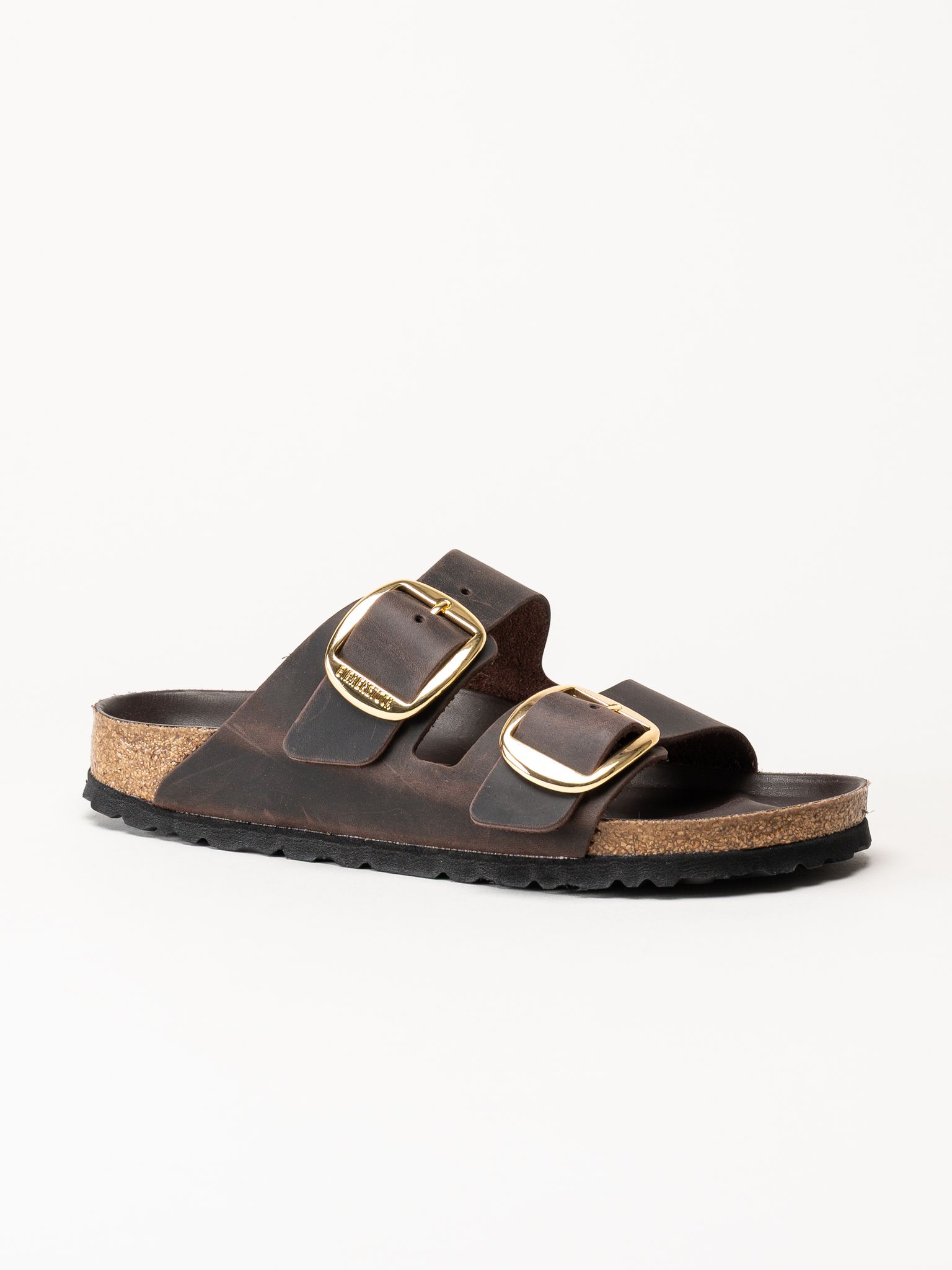 Birkenstock - Arizona Big Buckle - Mörkbruna slip in sandaler