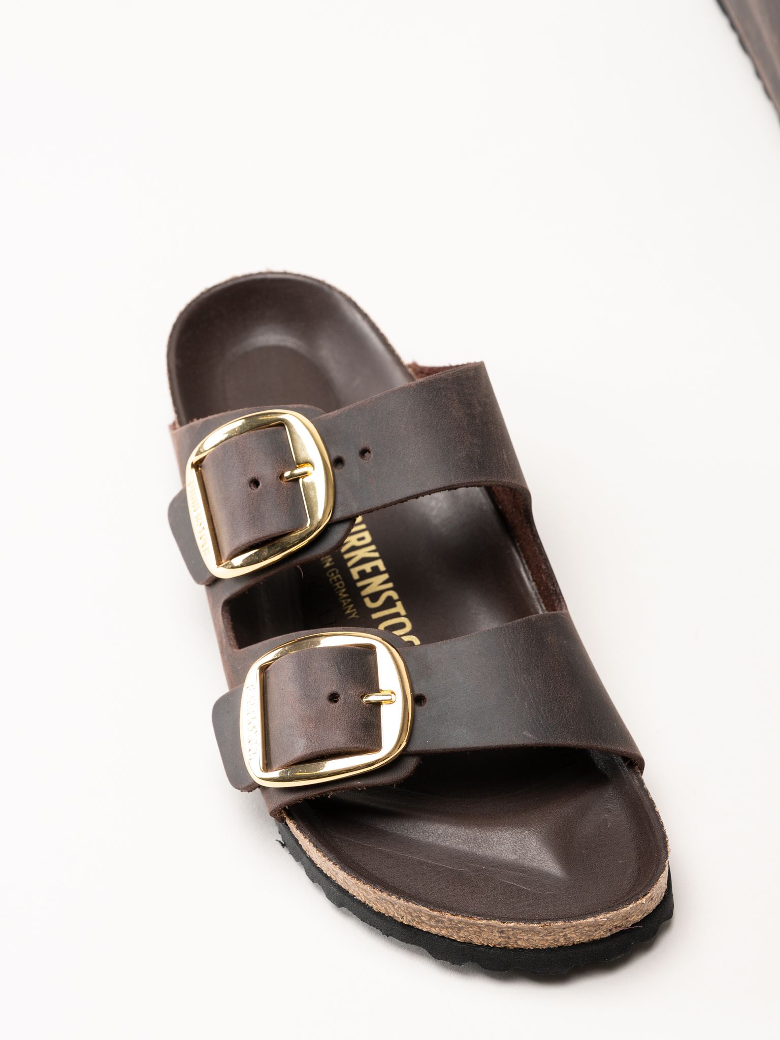 Birkenstock - Arizona Big Buckle - Mörkbruna slip in sandaler
