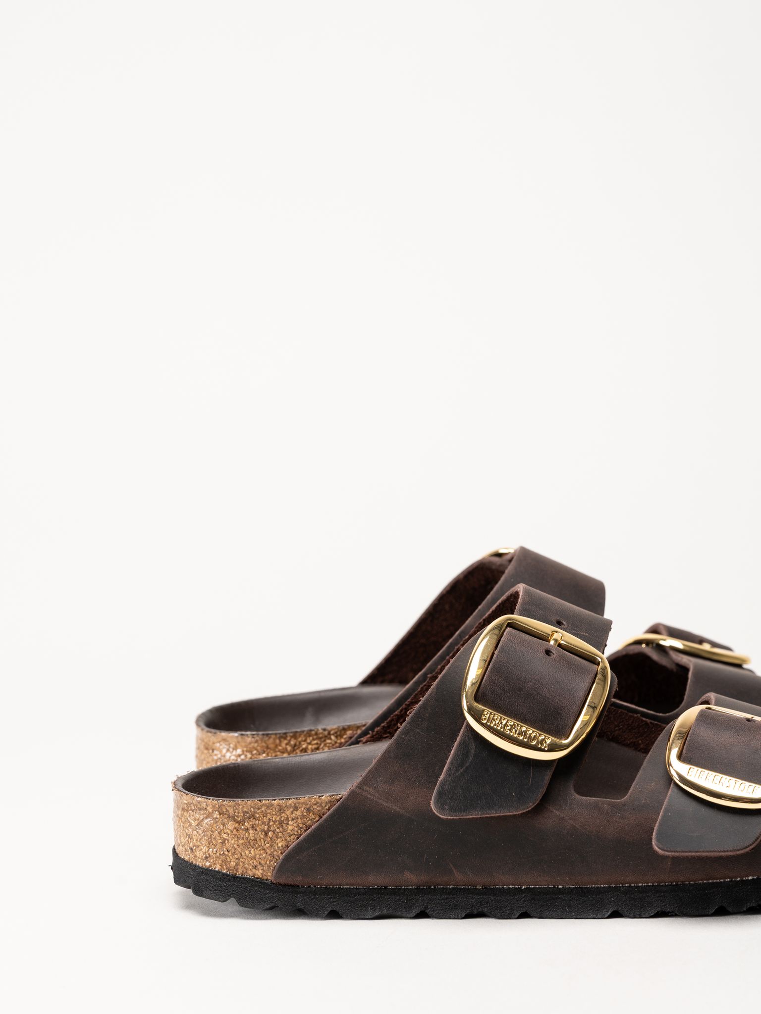 Birkenstock - Arizona Big Buckle - Mörkbruna slip in sandaler