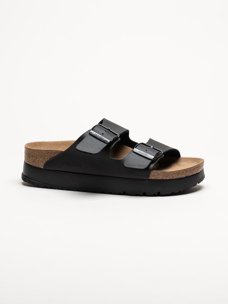 Birkenstock - Arizona Pap Flex - Svarta platåsandaler