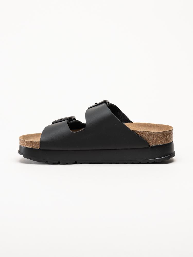 Birkenstock - Arizona Pap Flex - Svarta platåsandaler