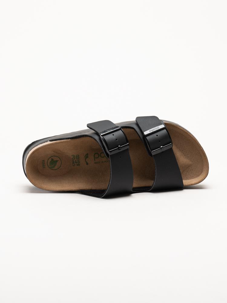 Birkenstock - Arizona Pap Flex - Svarta platåsandaler