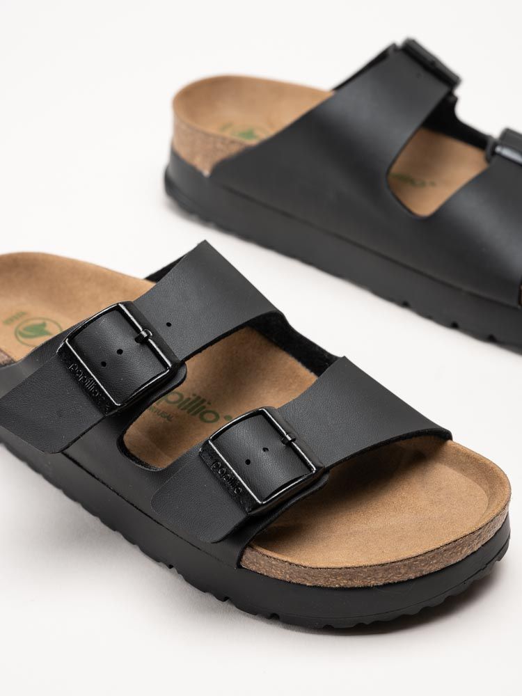 Birkenstock - Arizona Pap Flex - Svarta platåsandaler