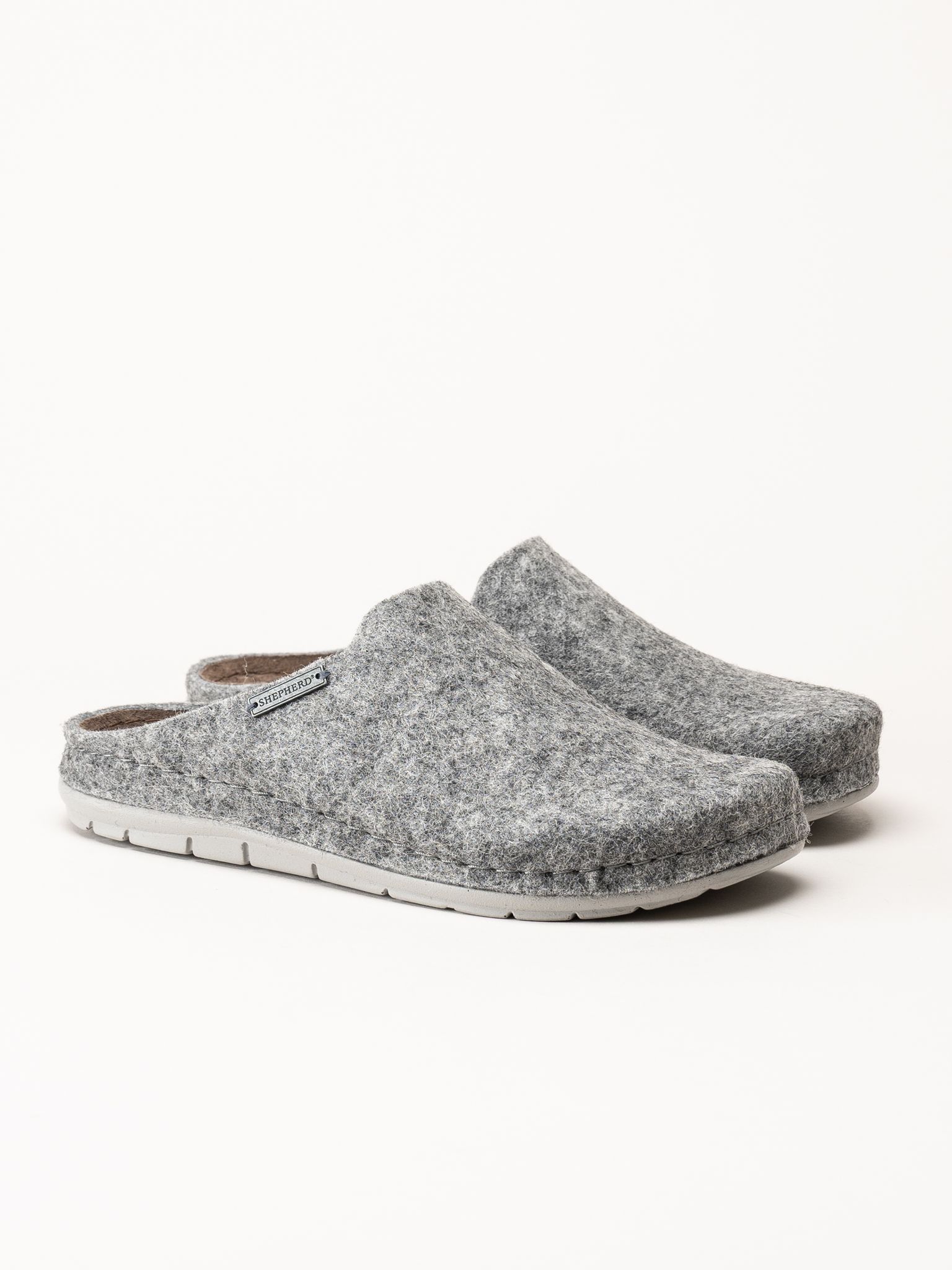 Shepherd - Annsofie - Grå slip in tofflor