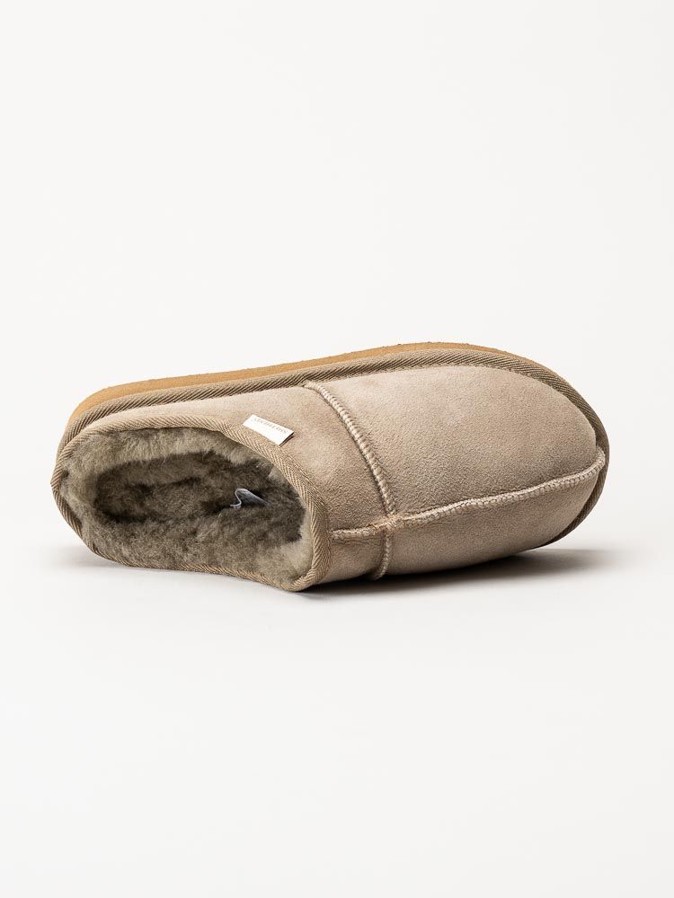 Shepherd - Bobo - Grå fårskinnstofflor