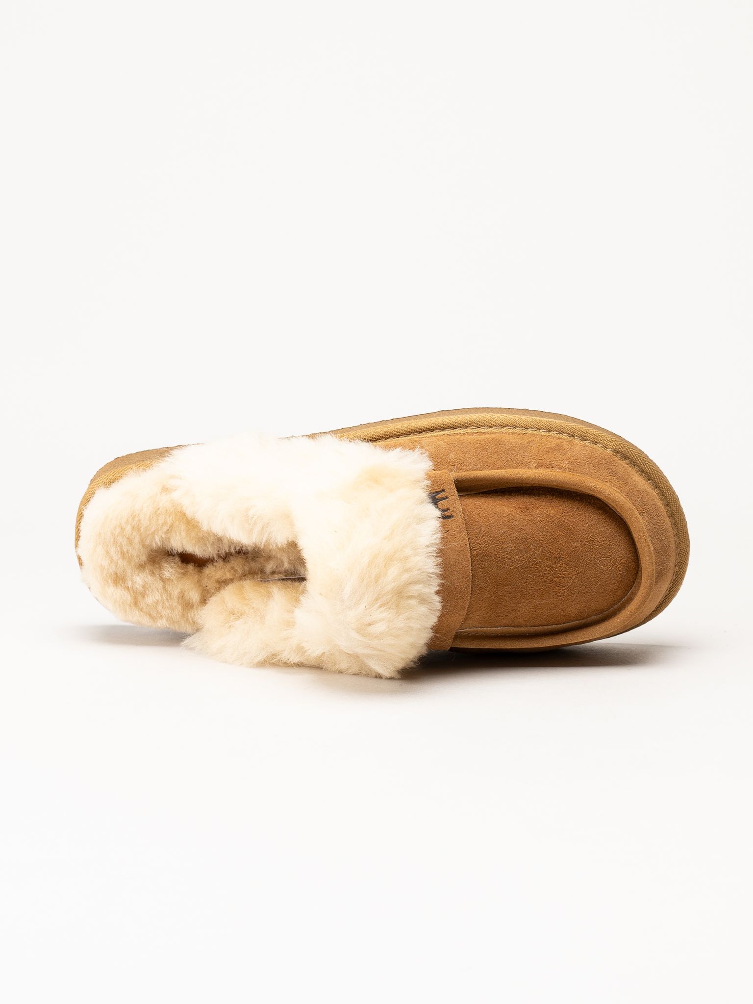 Shepherd - Cabris - Bruna fårskinnstofflor