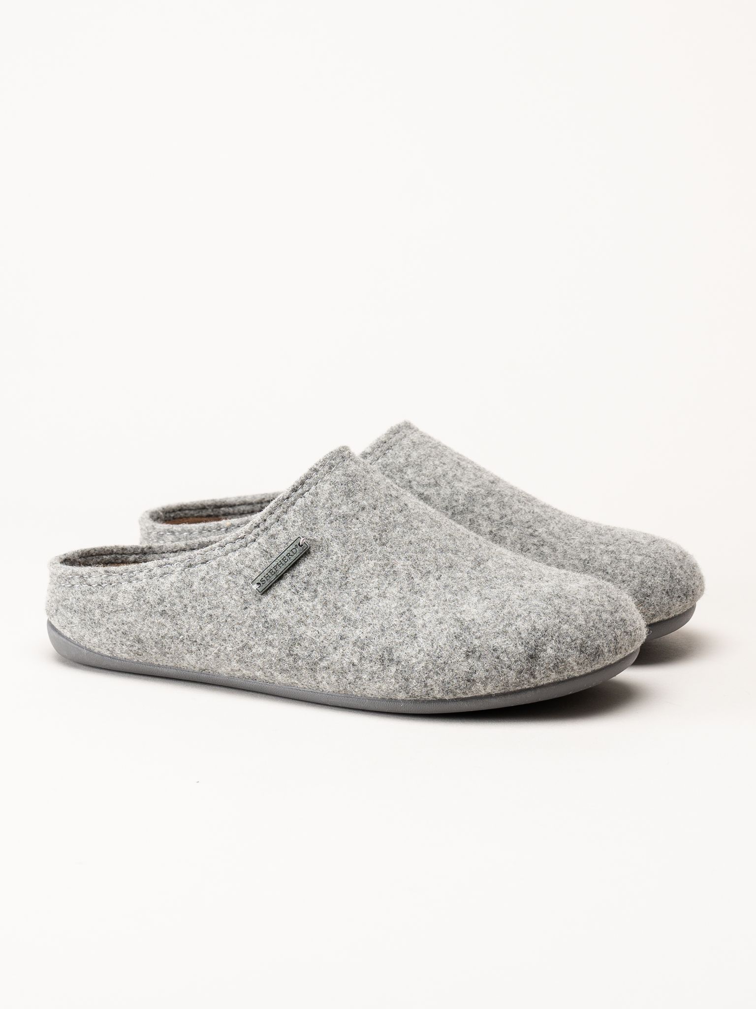Shepherd - Cilla - Grå slip in tofflor