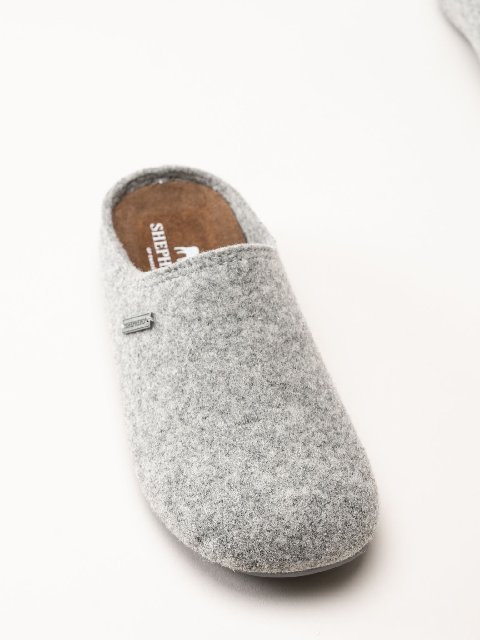 Shepherd - Cilla - Grå slip in tofflor