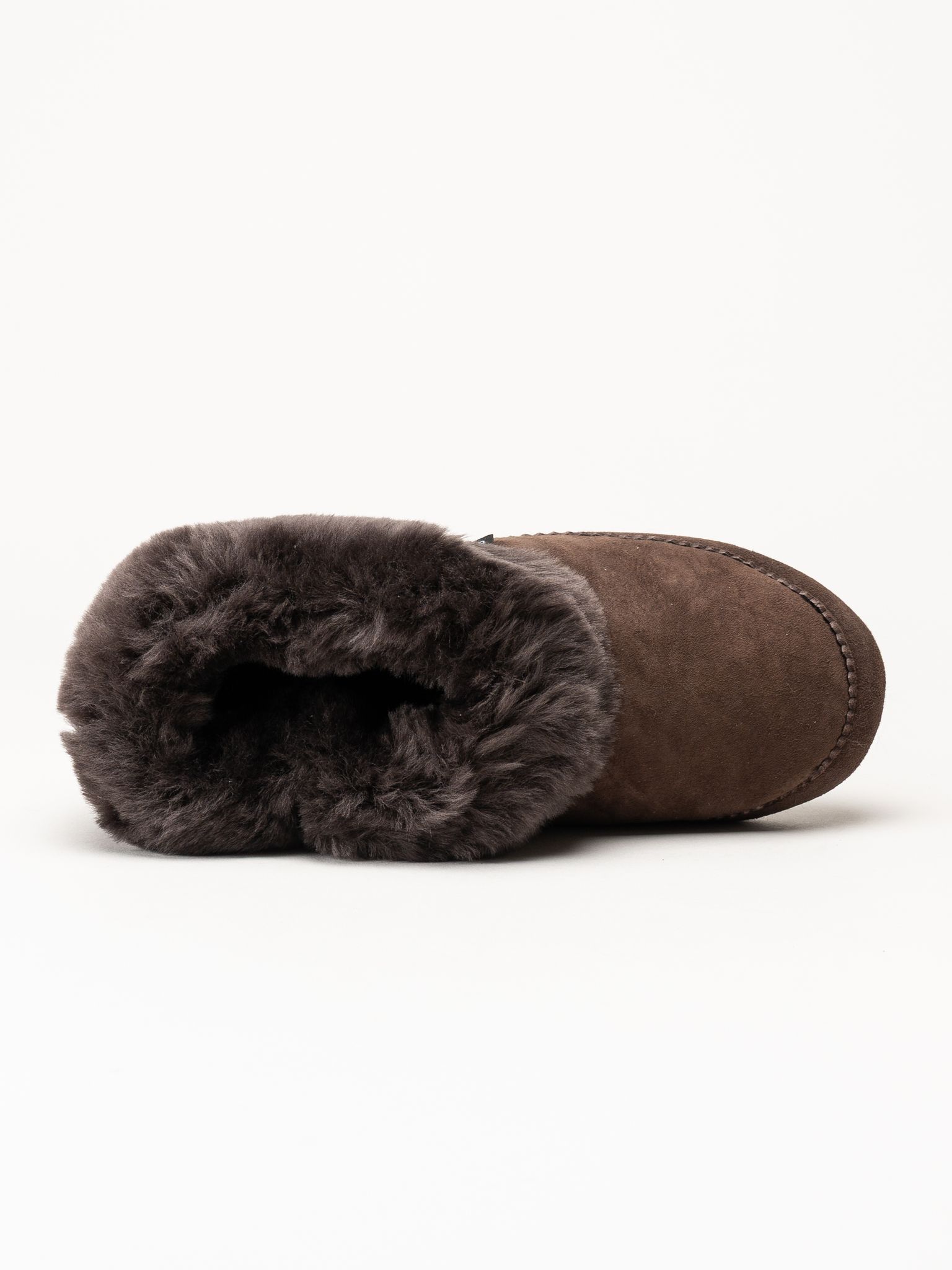 Shepherd - Emmy - Mörkbruna fårskinnstofflor