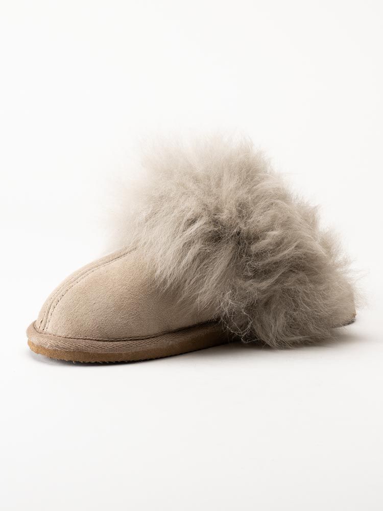 Shepherd - Evelina - Grå fårskinnstofflor