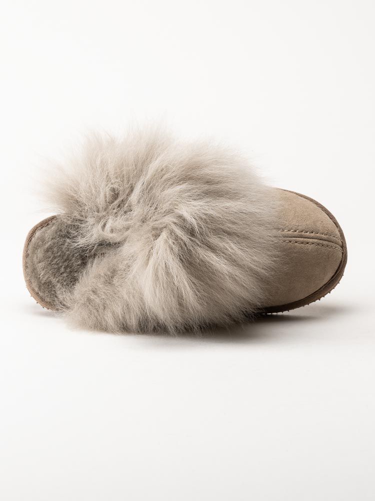 Shepherd - Evelina - Grå fårskinnstofflor