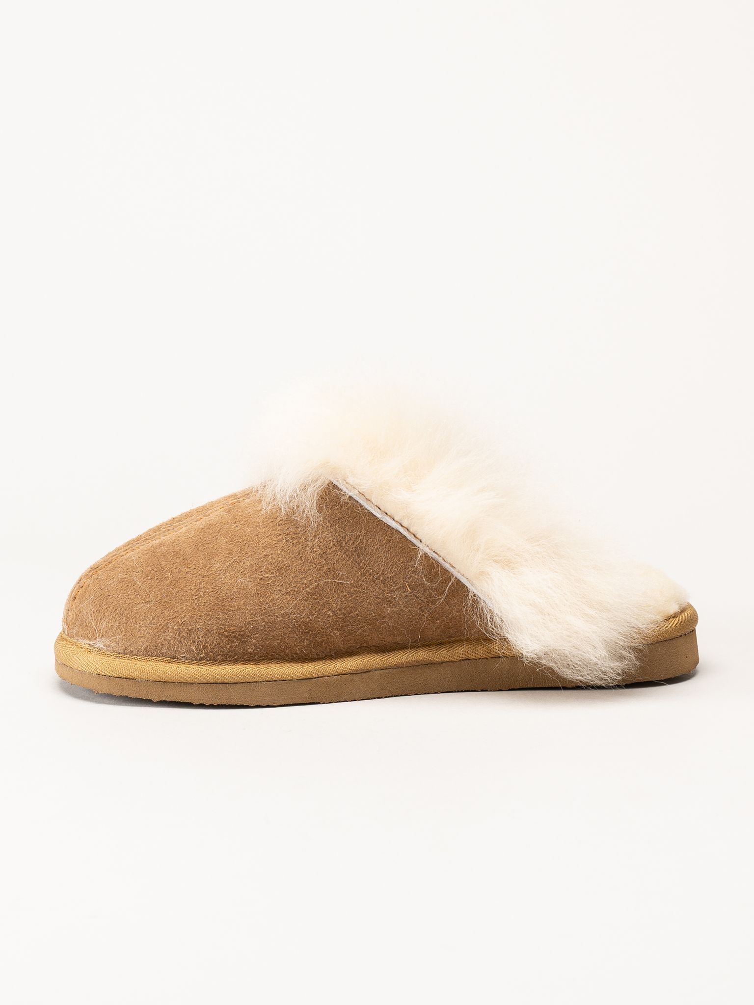 Shepherd - Evelina - Ljusbruna slip in fårskinnstofflor