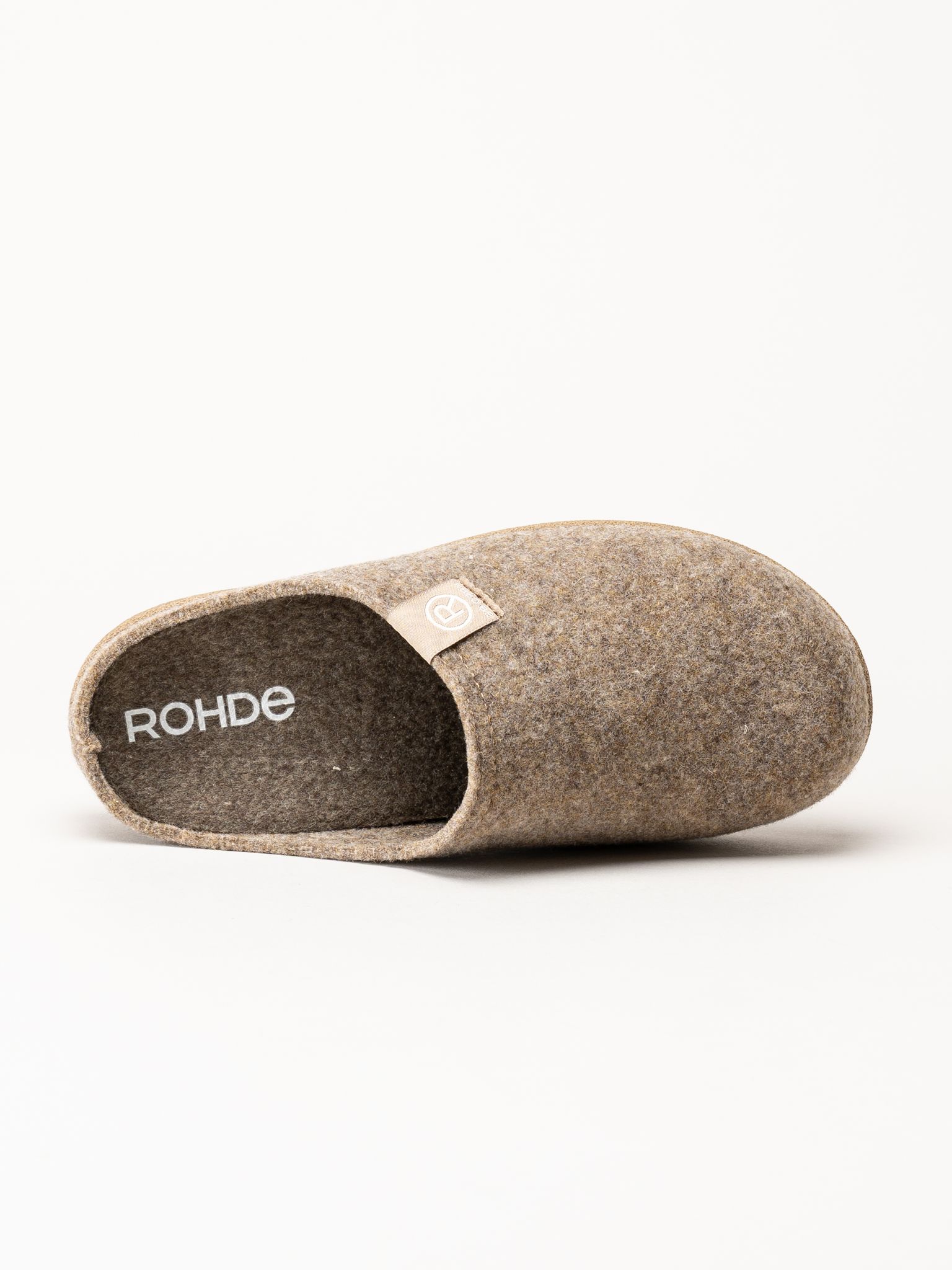 Rohde - Tortora - Beige ulltofflor