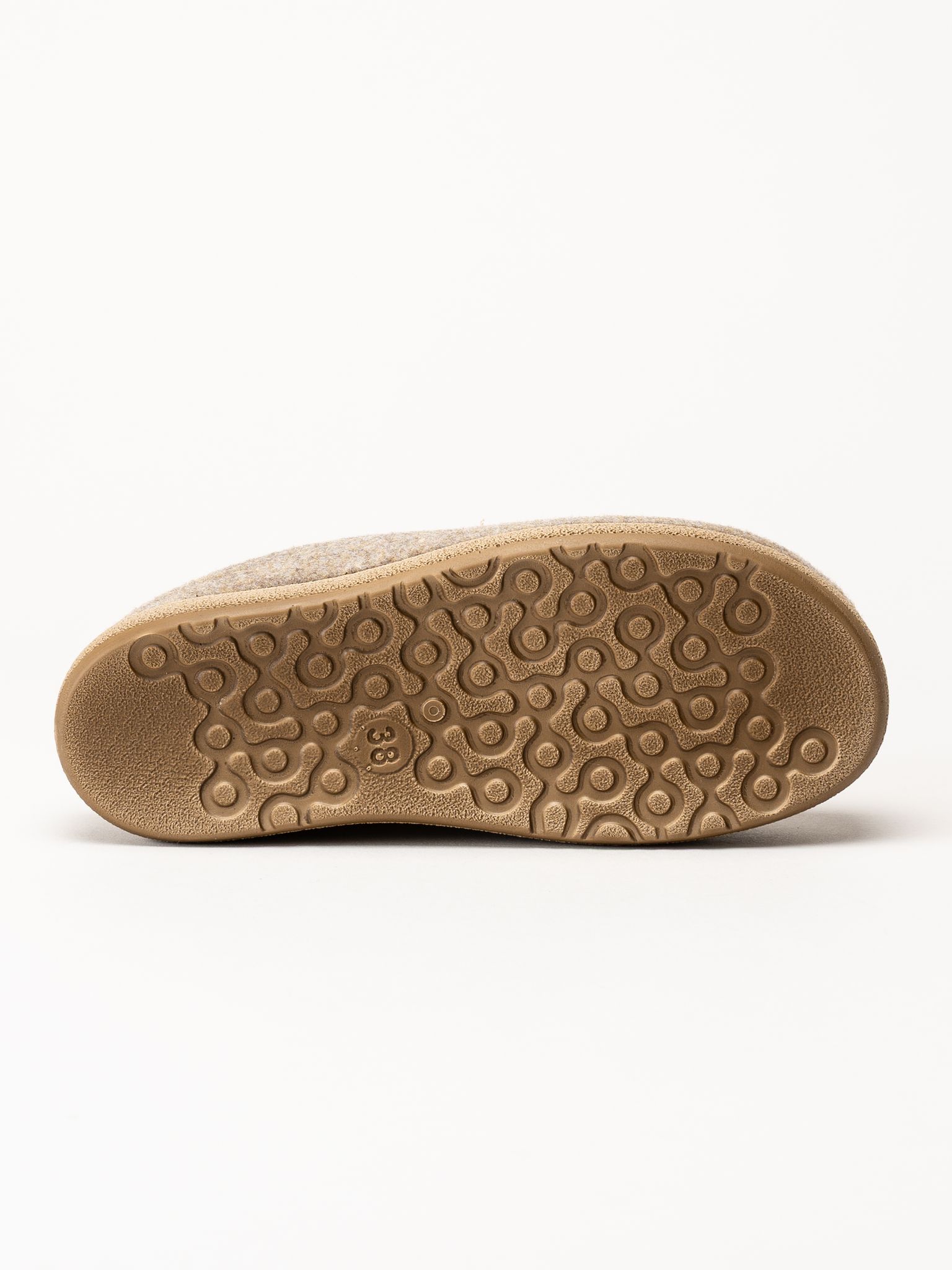 Rohde - Tortora - Beige ulltofflor