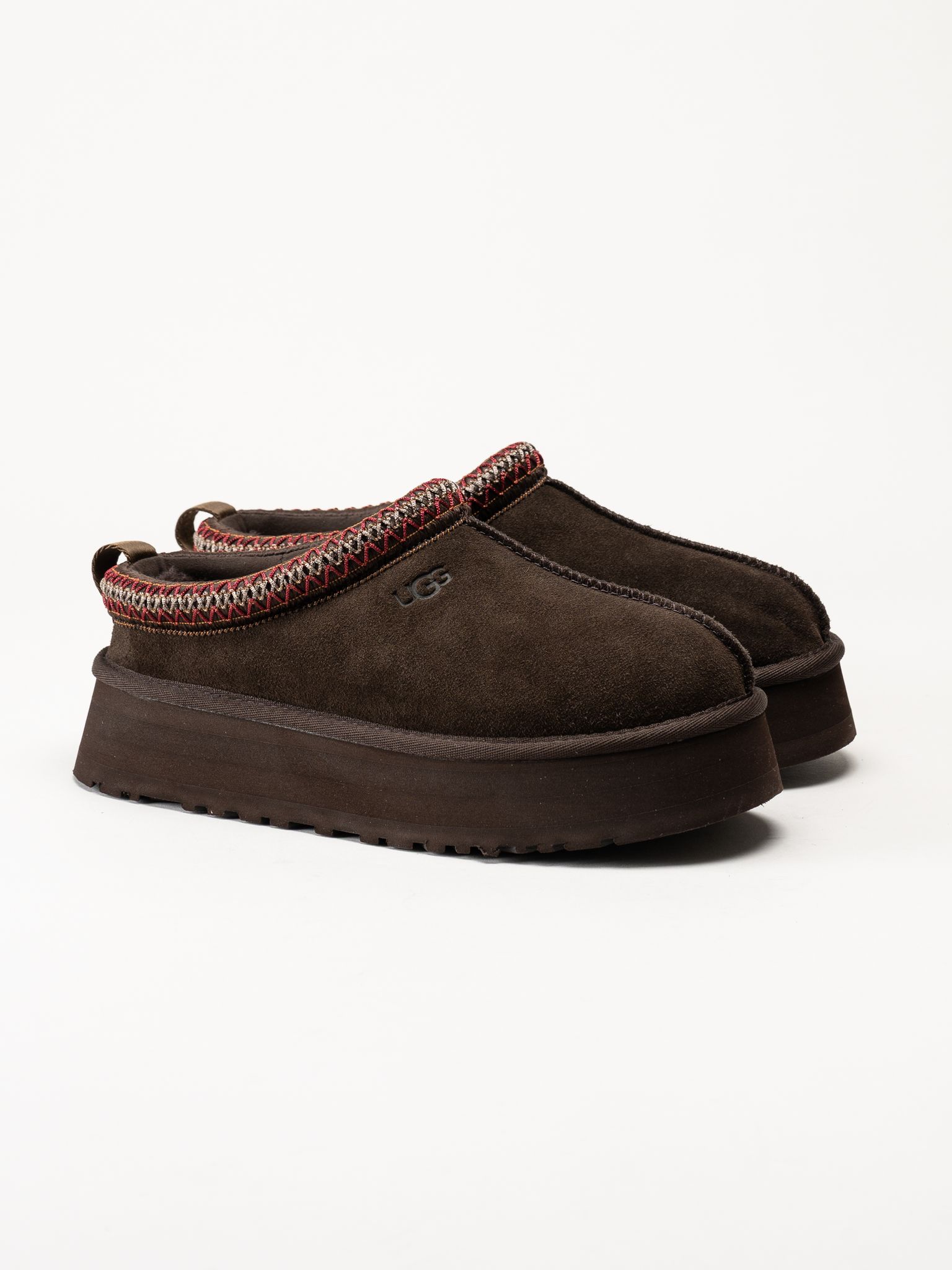 UGG - Tazz II - Mörkbruna fodrade tofflor