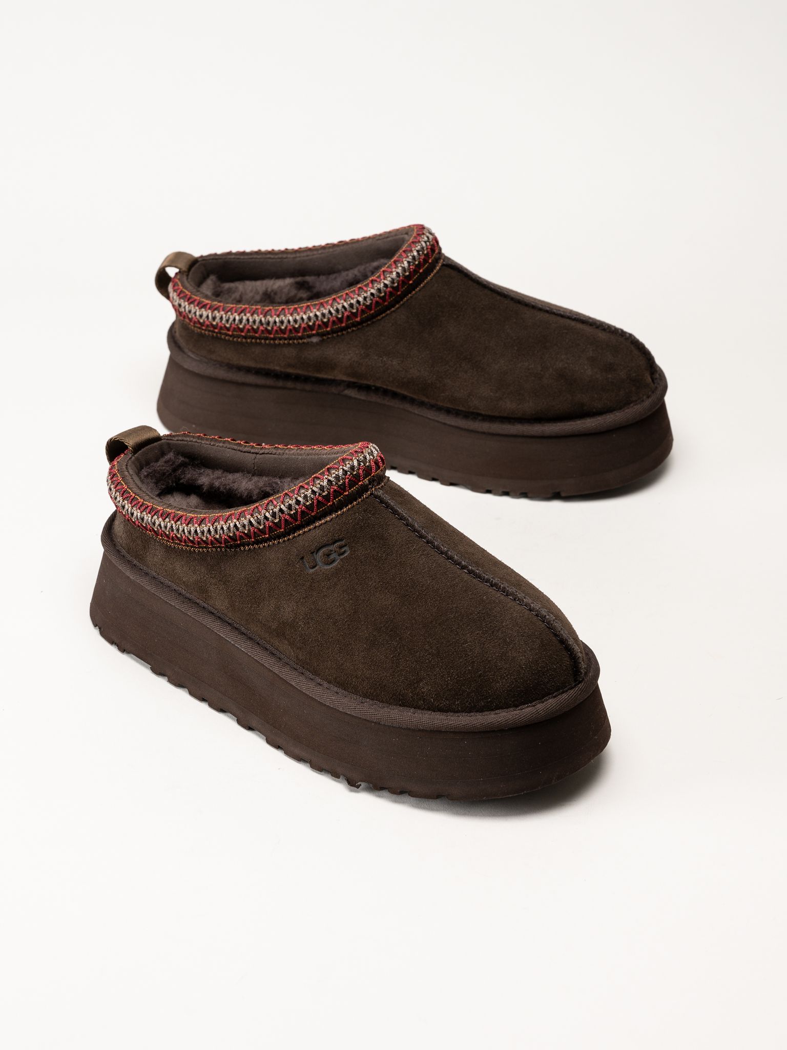 UGG - Tazz II - Mörkbruna fodrade tofflor