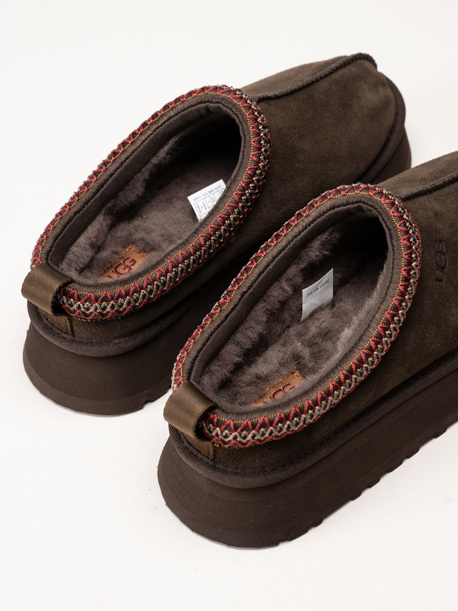 UGG - Tazz II - Mörkbruna fodrade tofflor