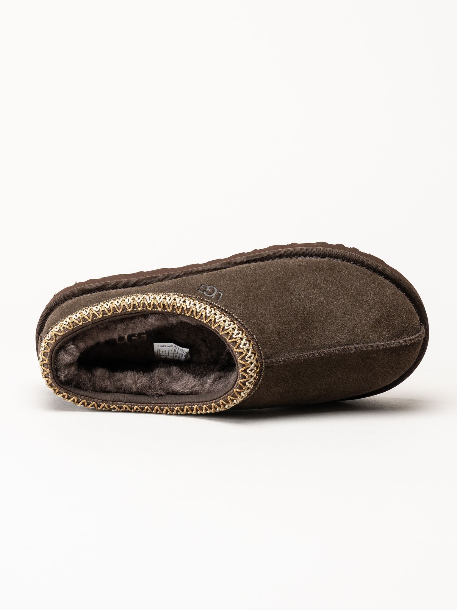 UGG - Tasman II - Mörkbruna fodrade tofflor