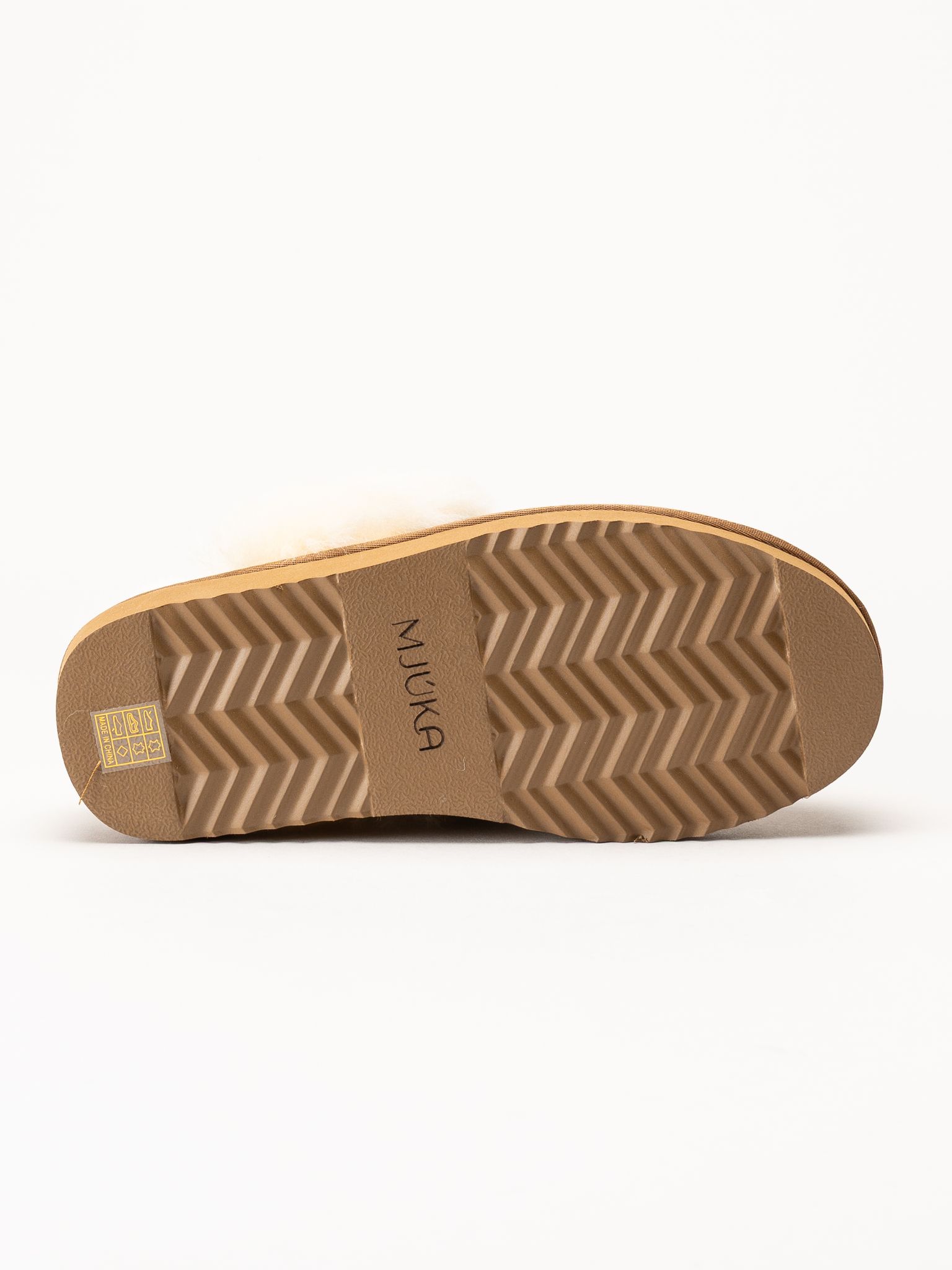 Mjuka - Astrid - Bruna slip in tofflor