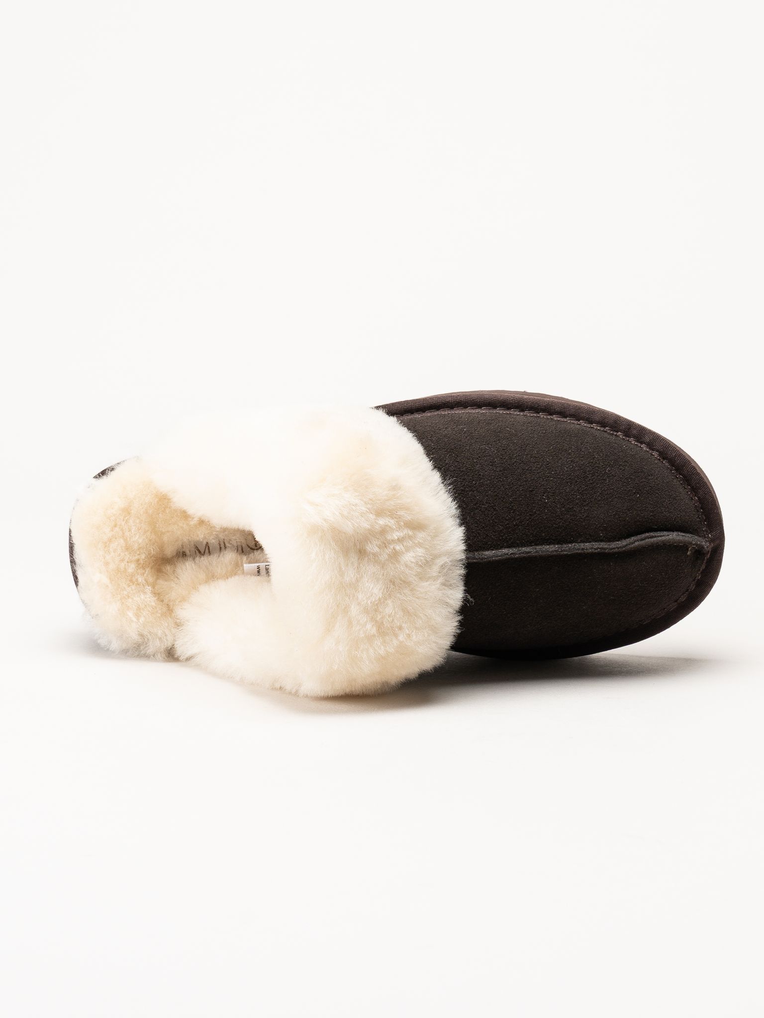 Mjuka - Astrid - Mörkbruna slip in tofflor