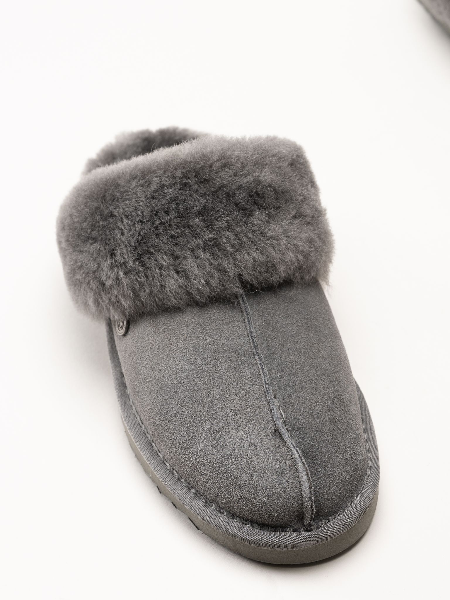 Mjuka - Astrid - Grå slip in tofflor