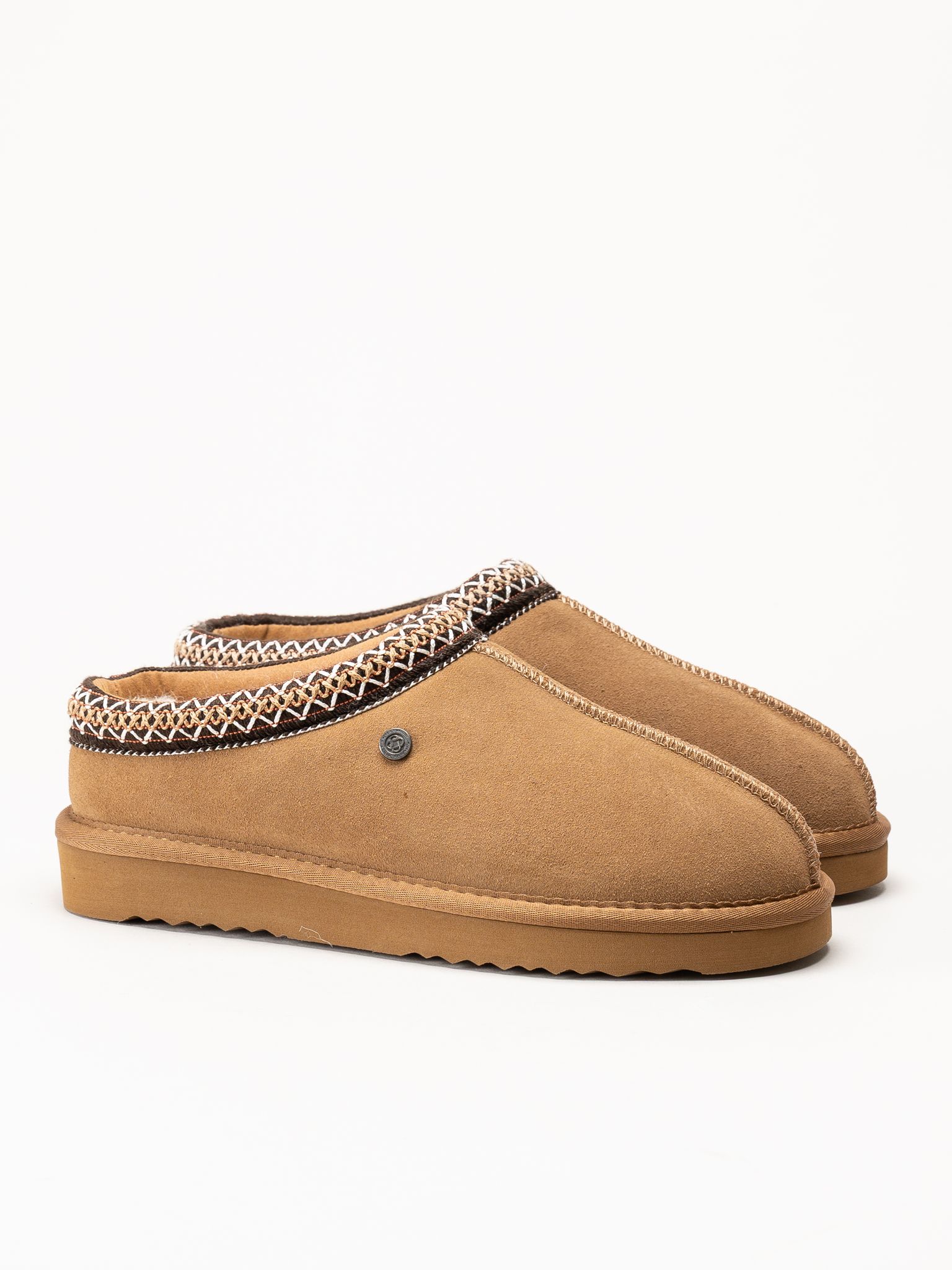 Mjuka - Yrsa - Bruna slip on tofflor