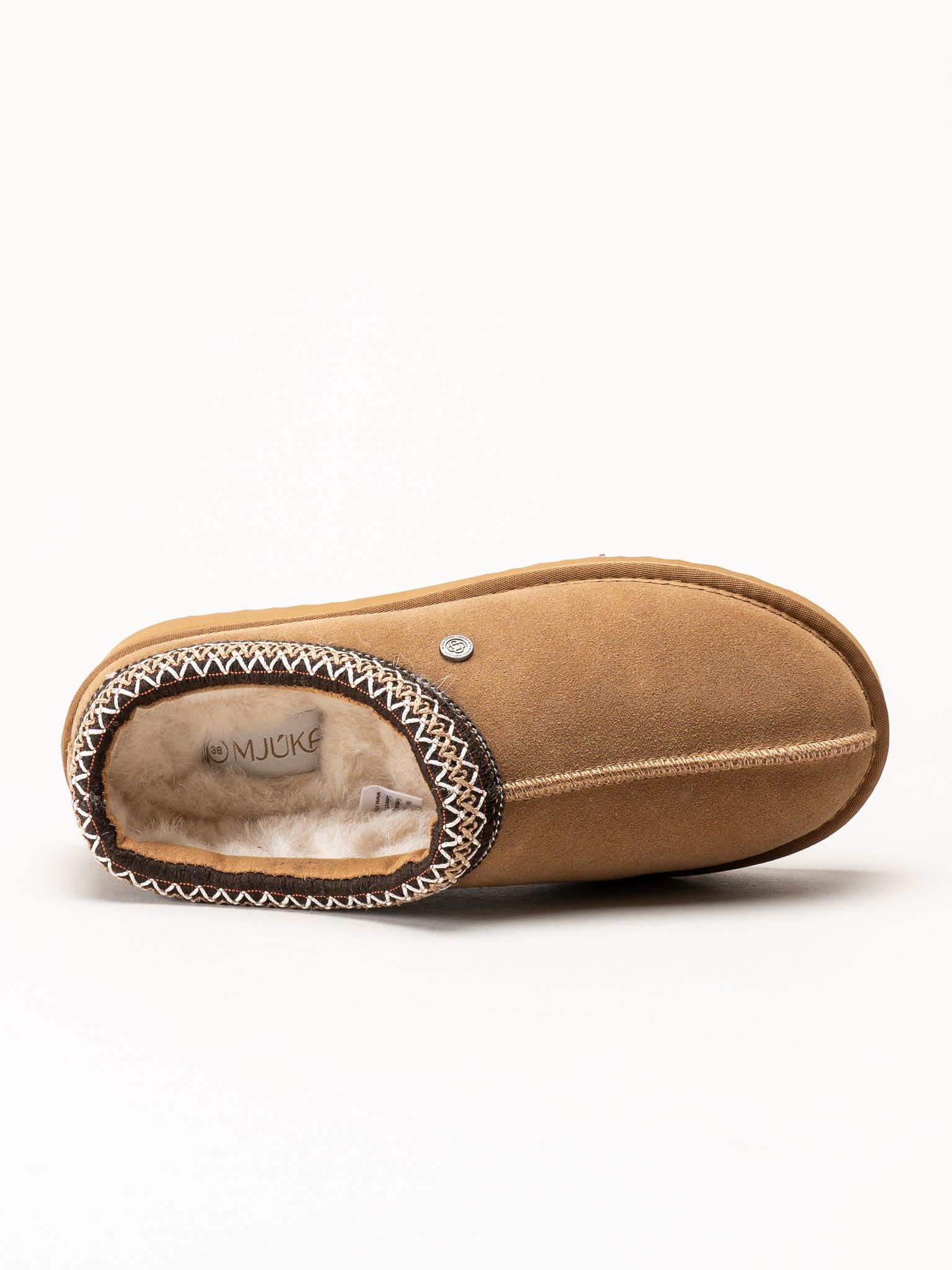 Mjuka - Yrsa - Bruna slip on tofflor