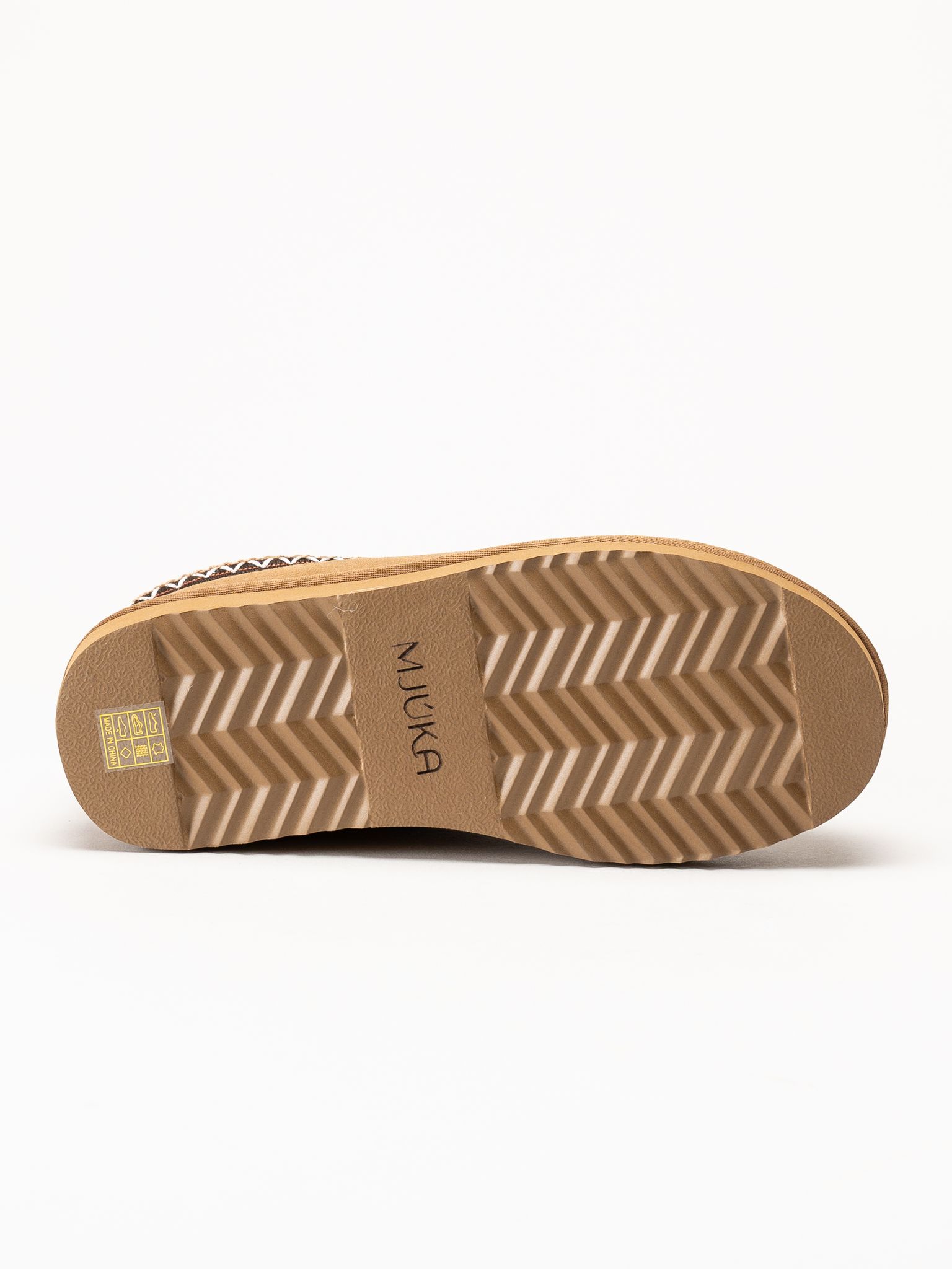 Mjuka - Yrsa - Bruna slip on tofflor
