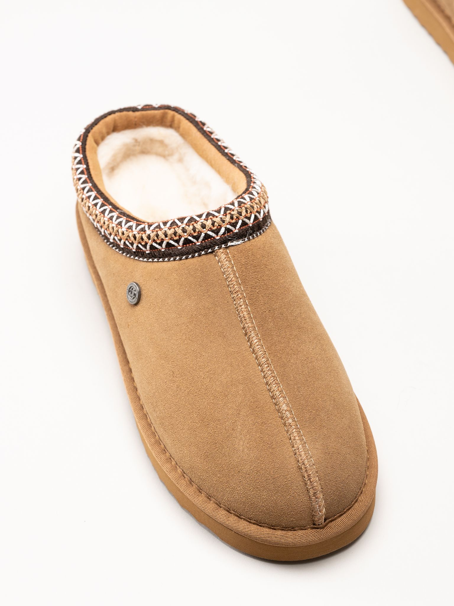 Mjuka - Yrsa - Bruna slip on tofflor