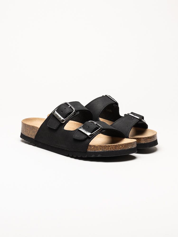 Scholl - Malaren - Svarta slip in sandaler
