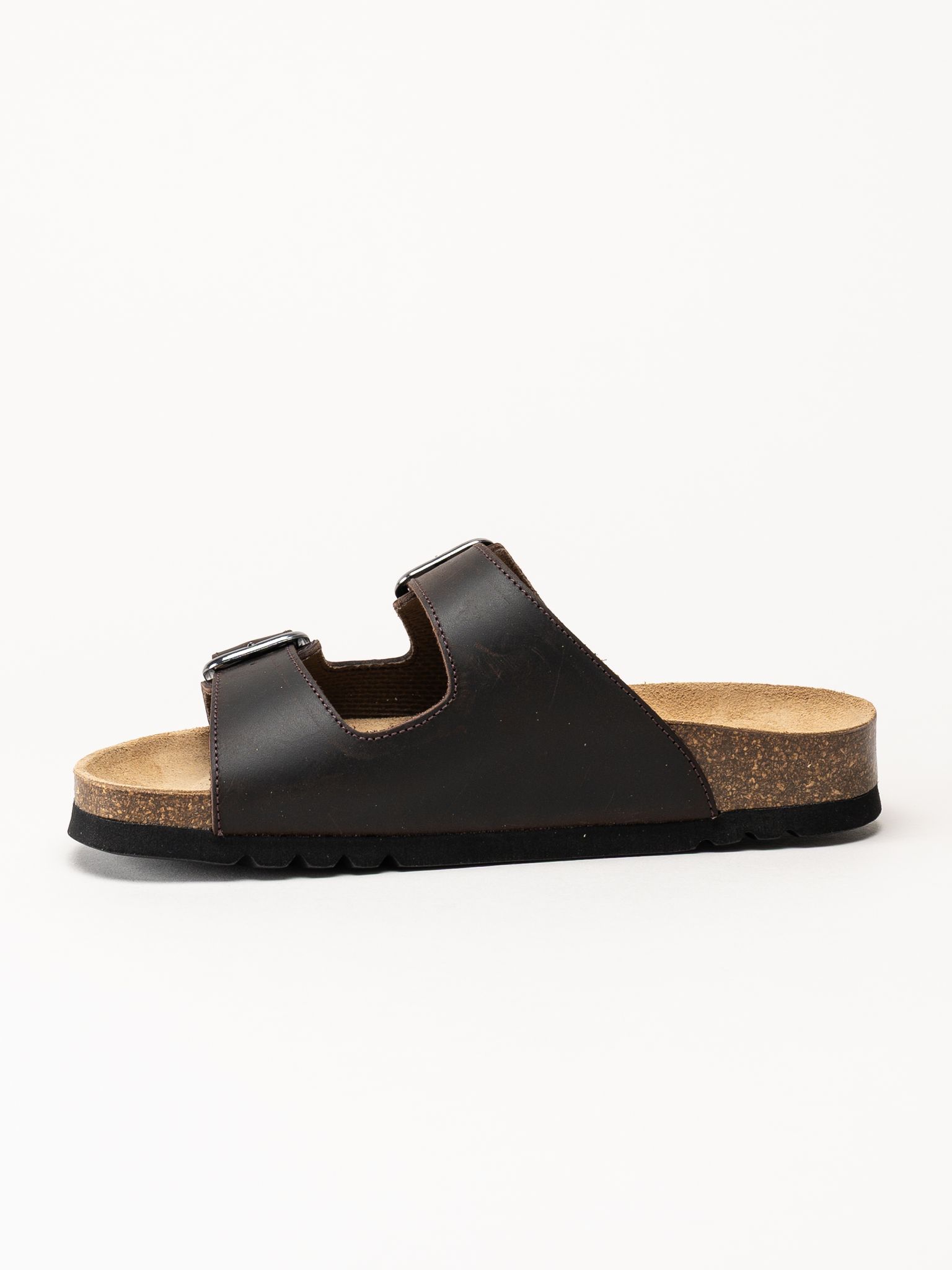 Scholl - Malaren - Mörkbruna slip in sandaler