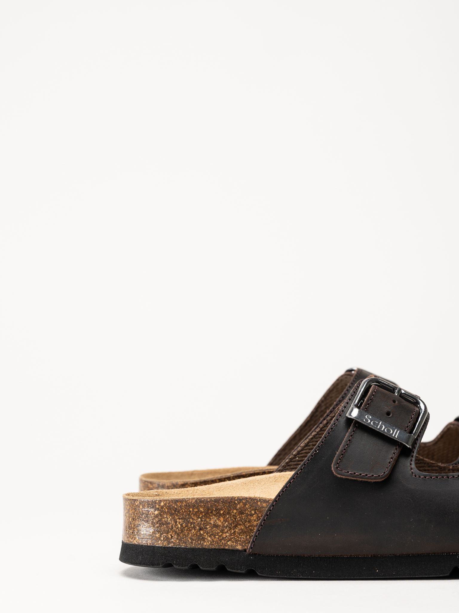 Scholl - Malaren - Mörkbruna slip in sandaler