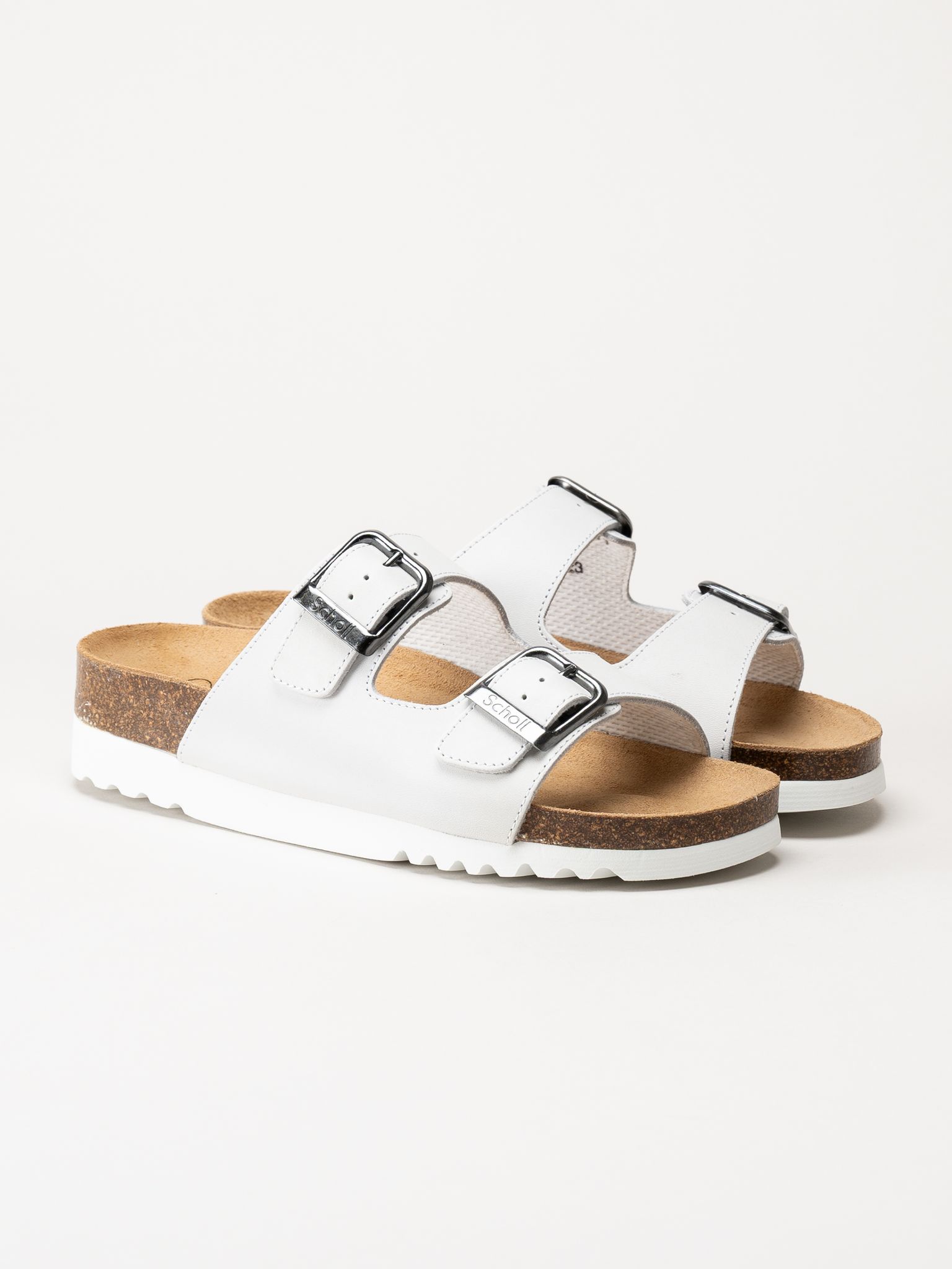 Scholl - Malaren - Vita slip in sandaler