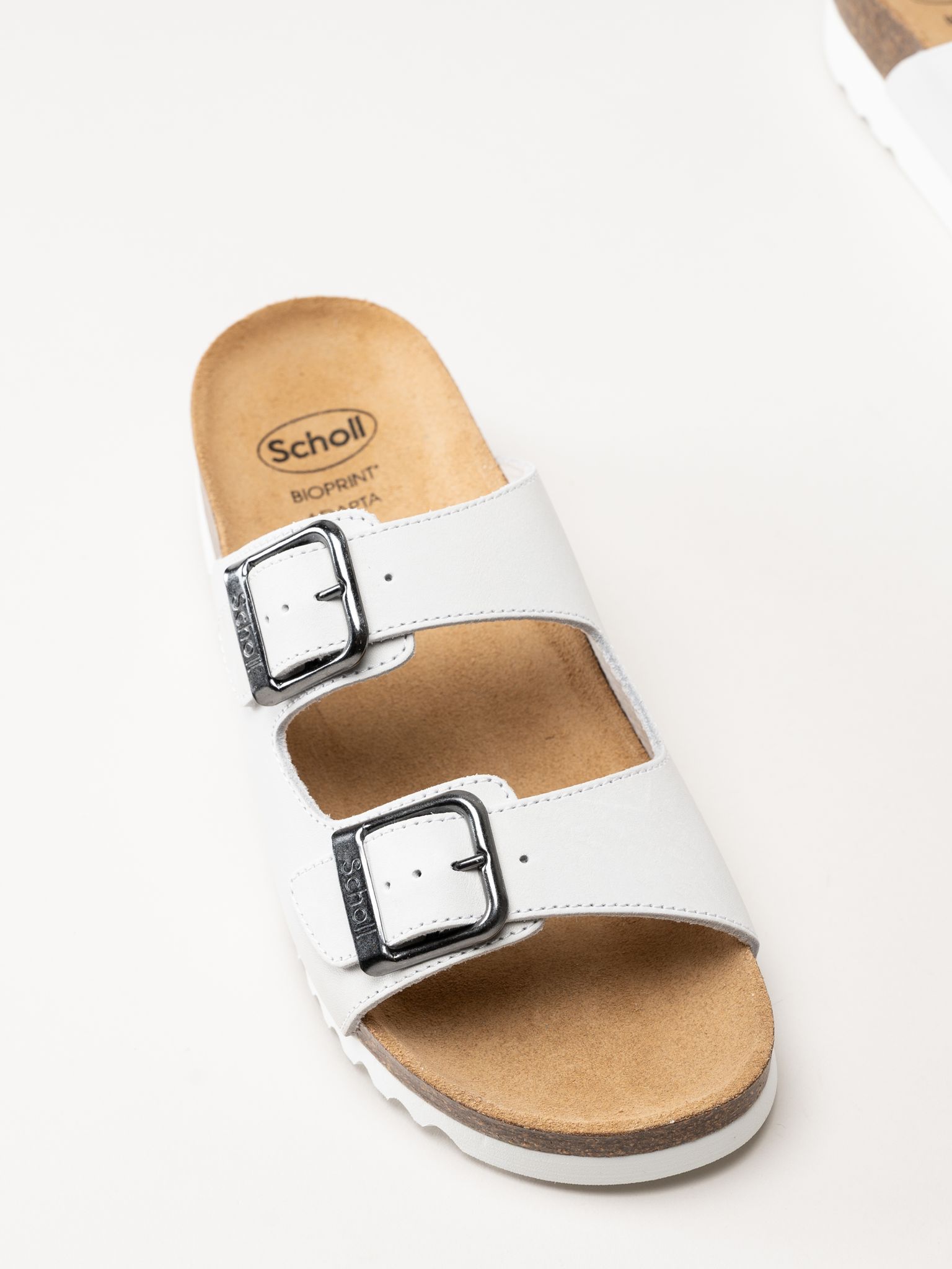 Scholl - Malaren - Vita slip in sandaler