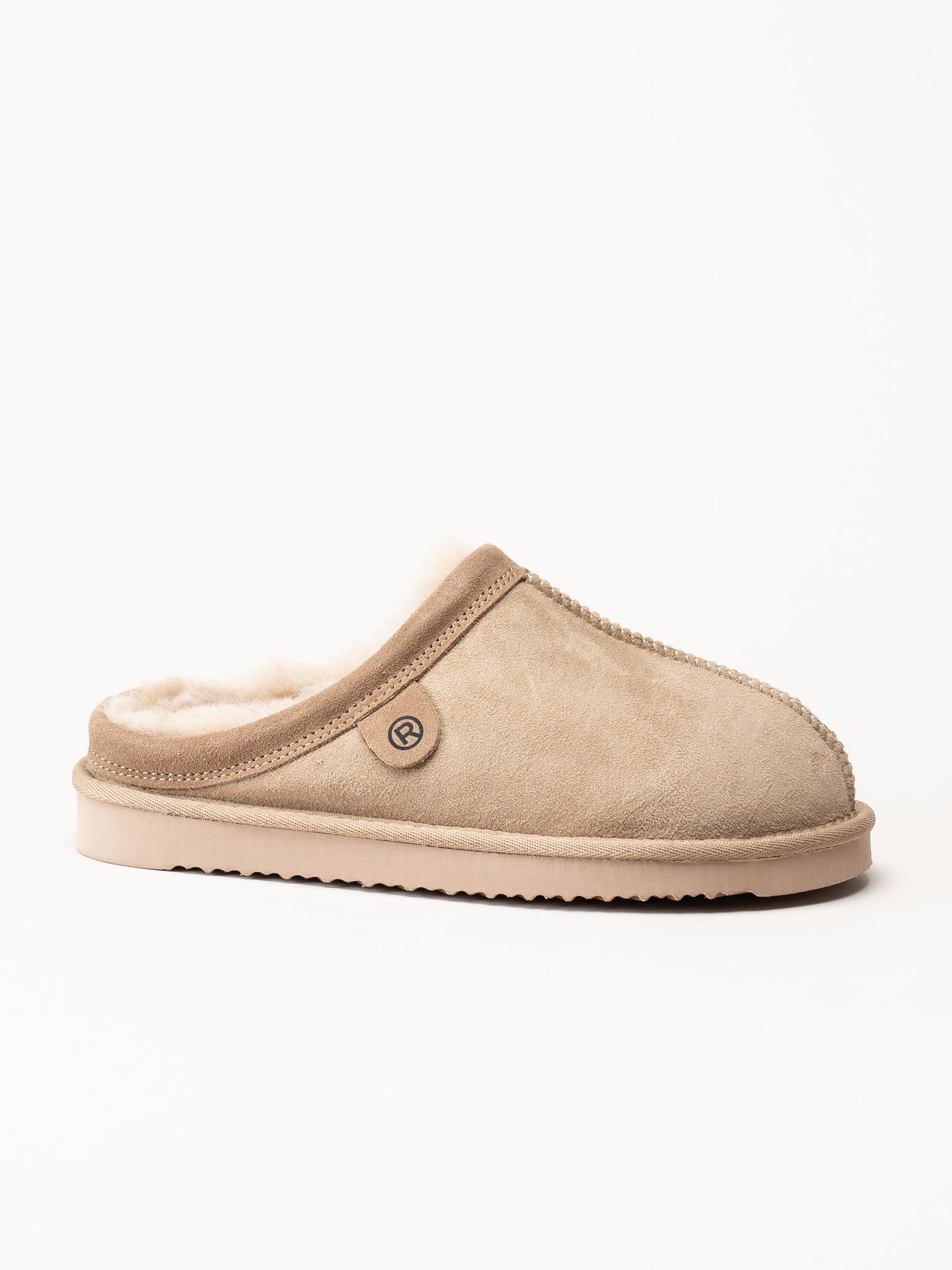 Rohde - Beige slip in tofflor