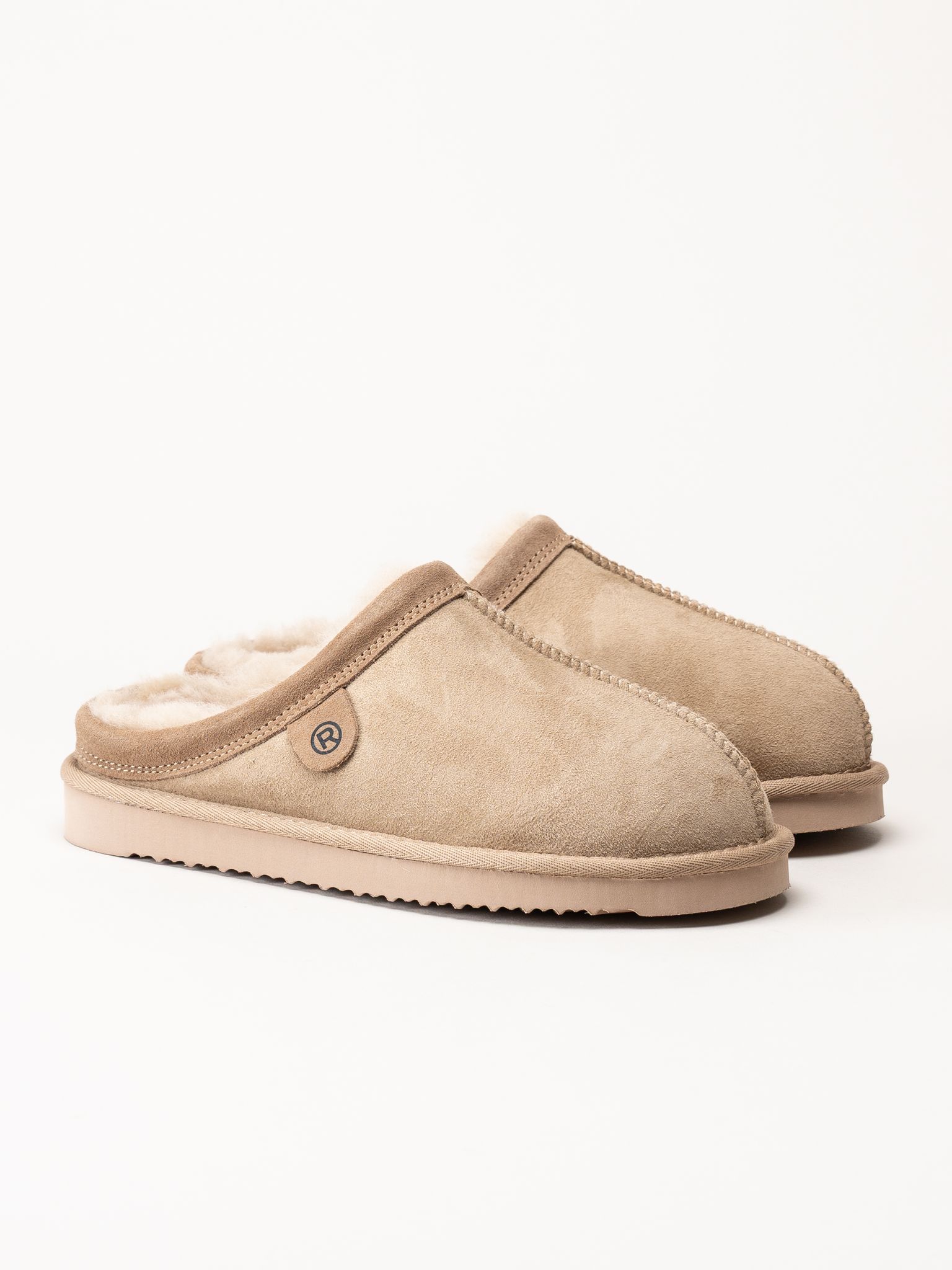 Rohde - Beige slip in tofflor