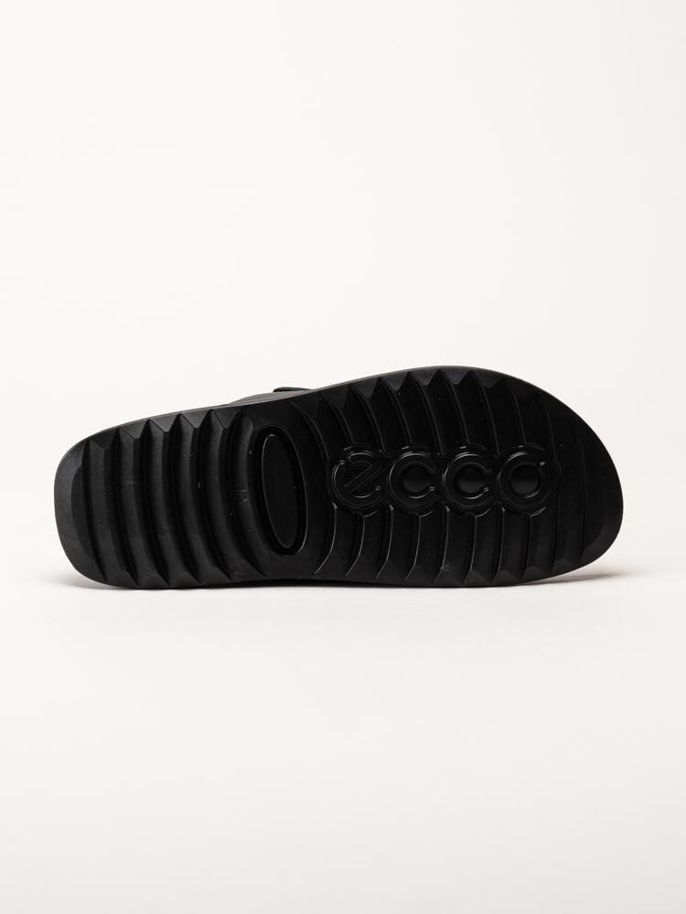 Ecco - Cozmo M Slide - Svarta slip in sandaler i skinn