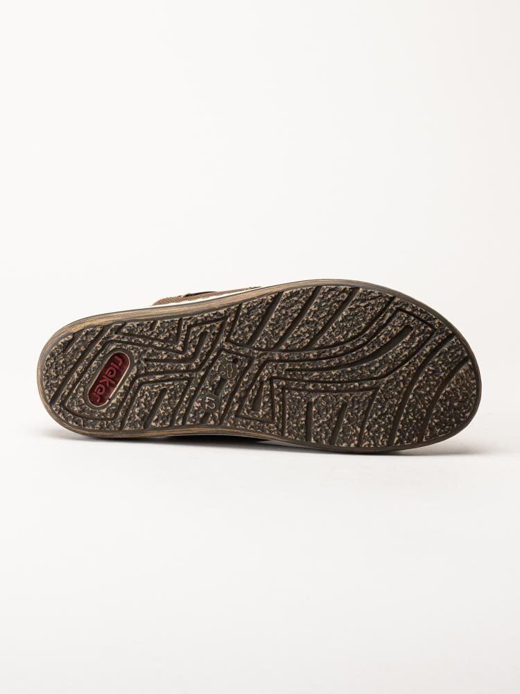 Rieker - Ljusbruna slip in sandaler