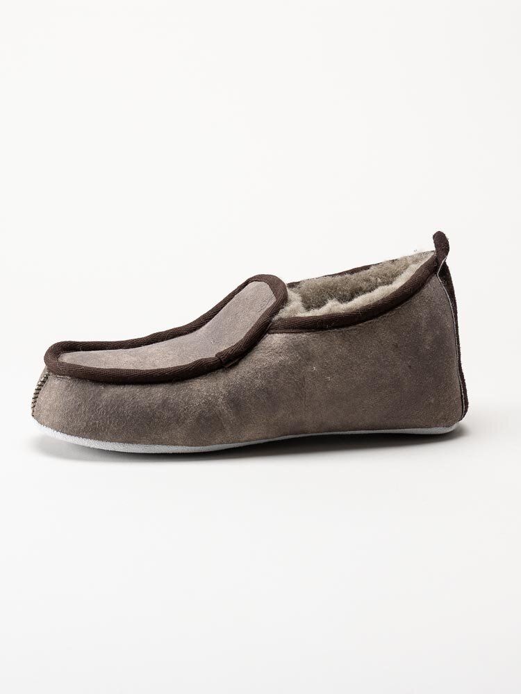 Shepherd - Malte - Bruna slip on fårskinnstofflor
