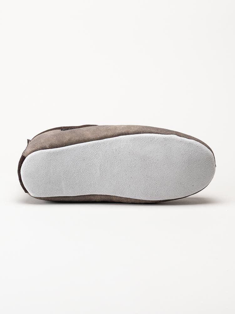Shepherd - Malte - Bruna slip on fårskinnstofflor