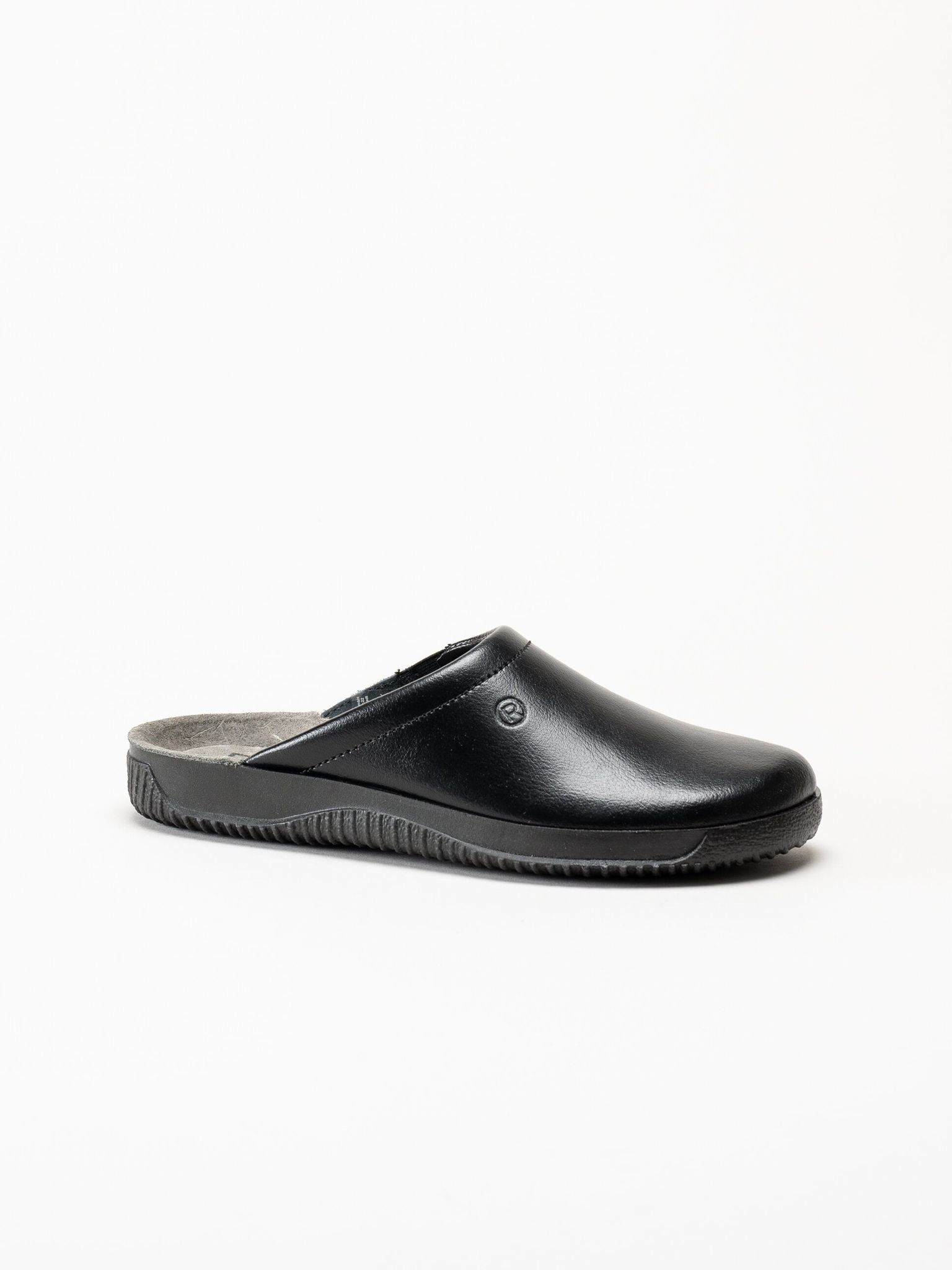 Rohde - Soltau-H - Svarta slip in tofflor i skinn
