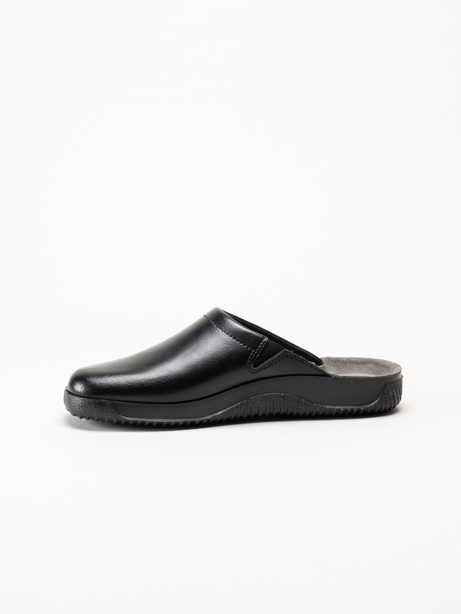 Rohde - Soltau-H - Svarta slip in tofflor i skinn