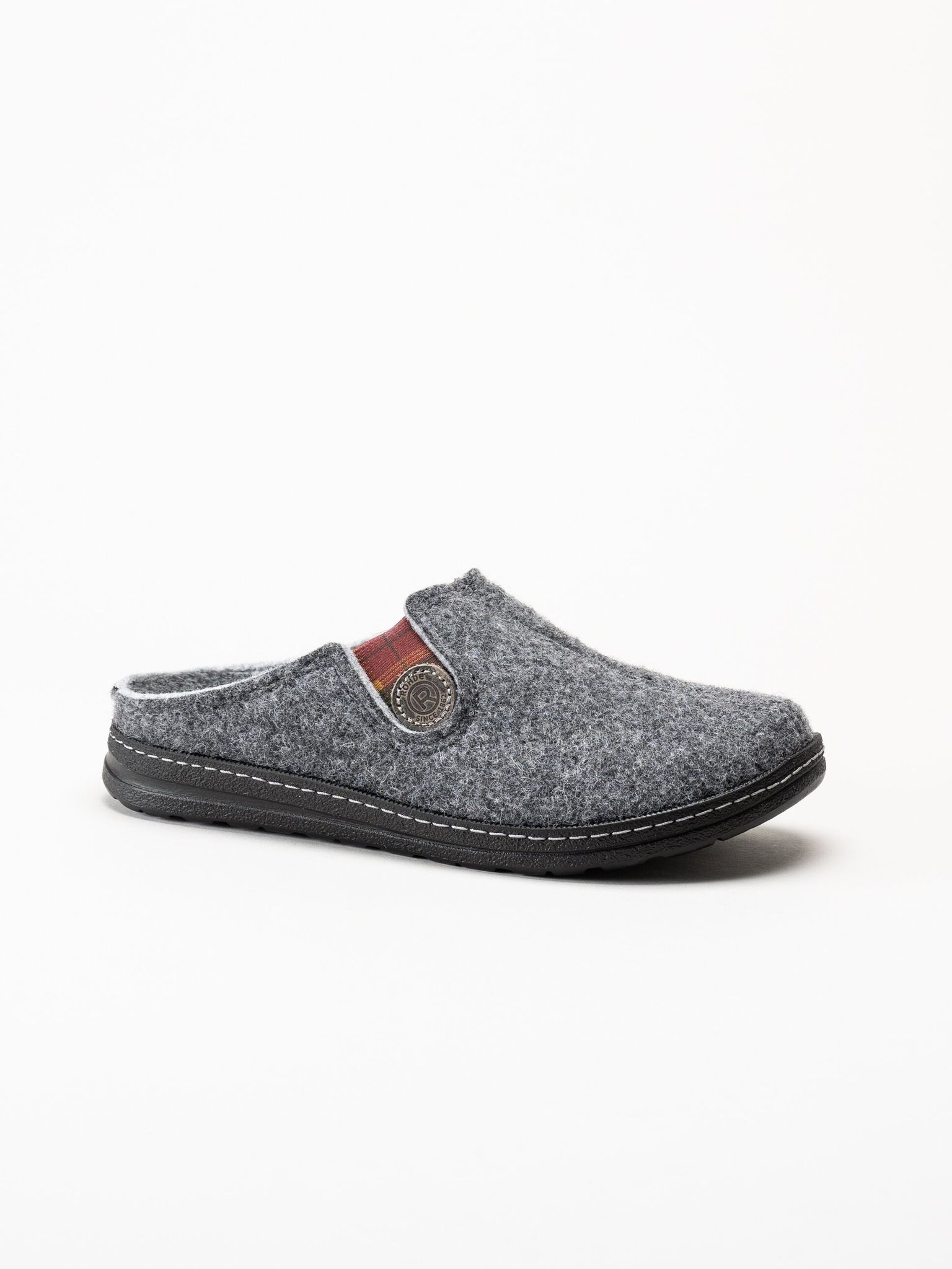 Rohde - Asiago - Grå tofflor i filt