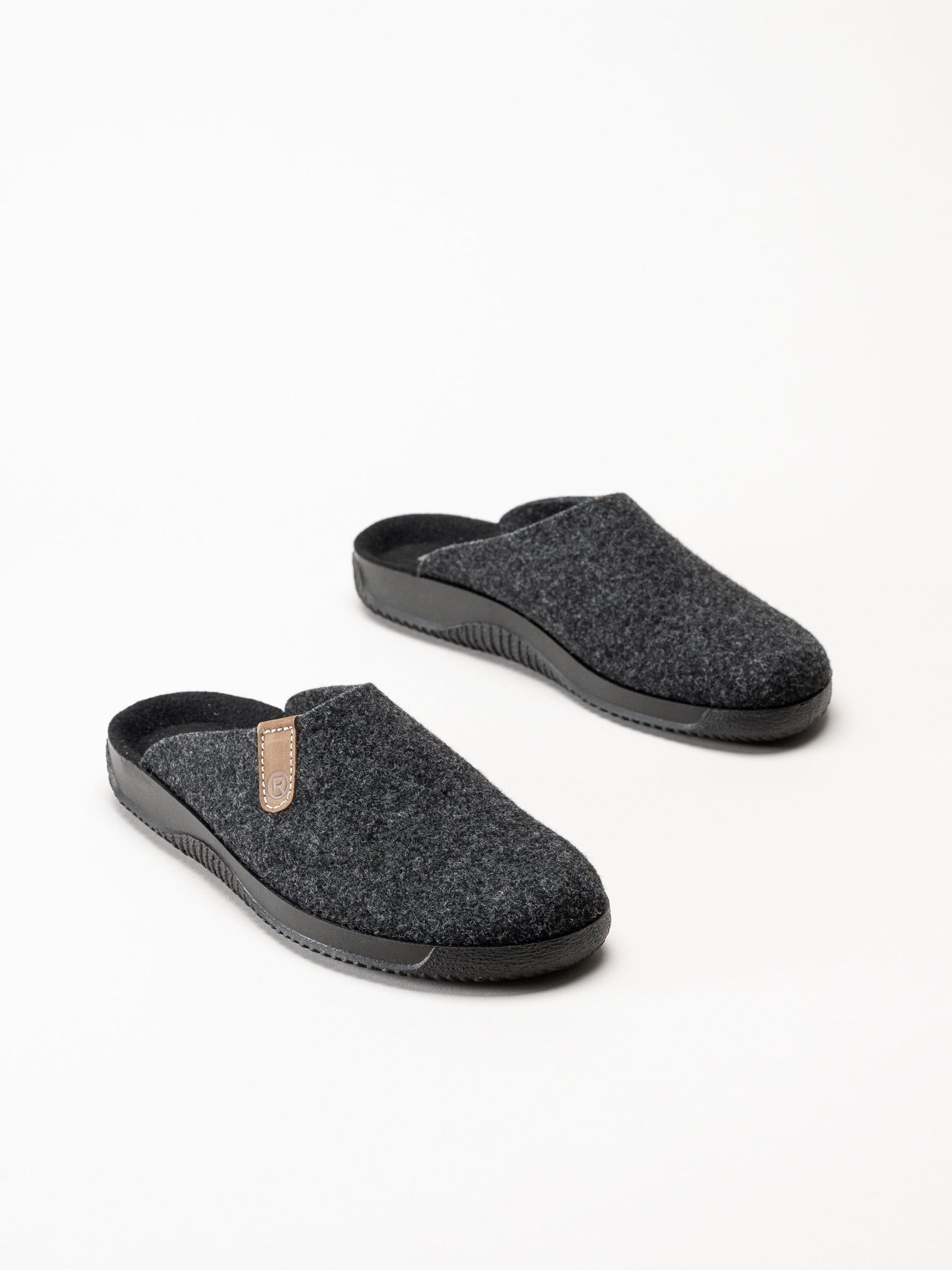 Rohde - Soltau-H - Mörkgrå slip in tofflor