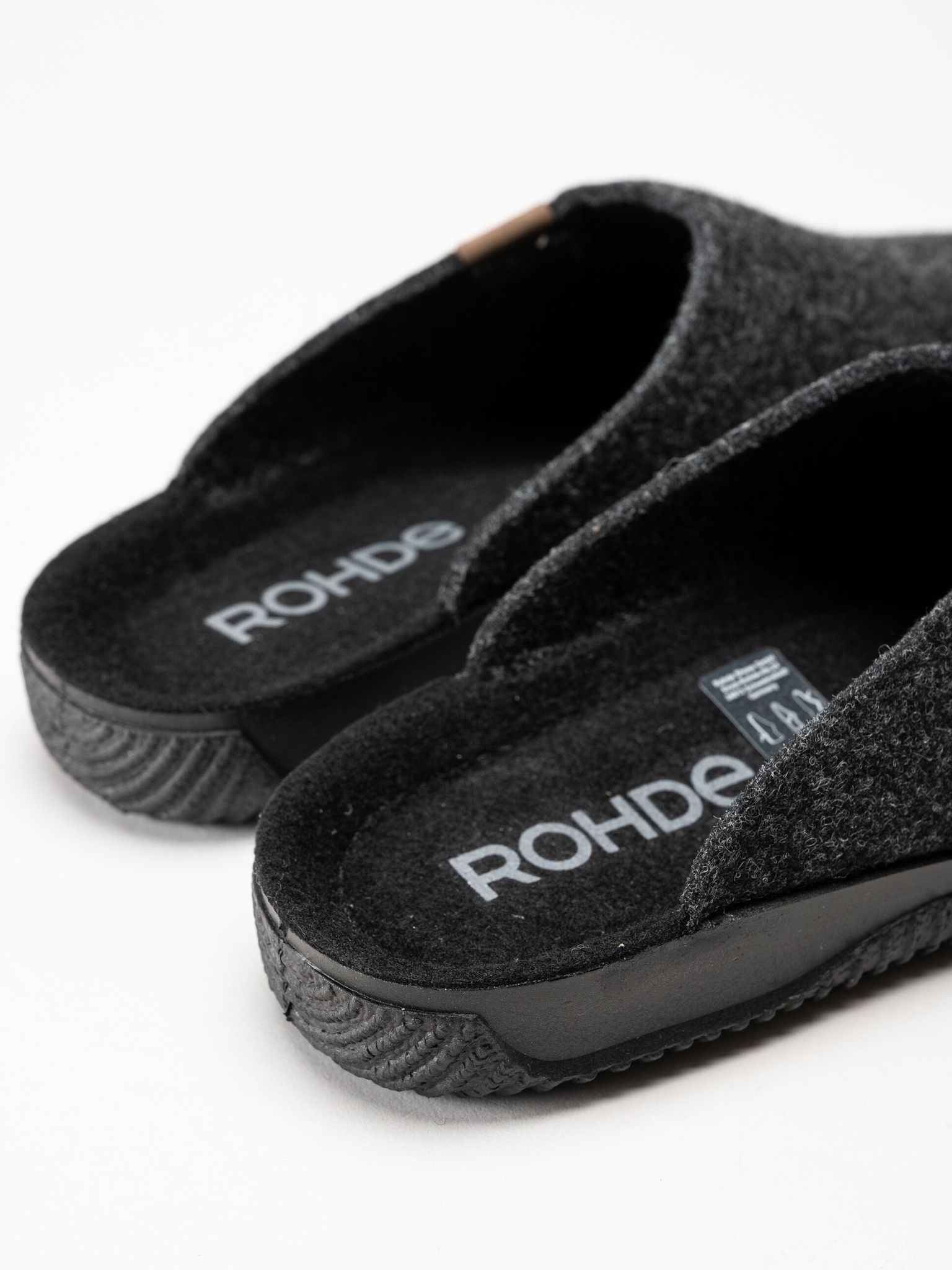 Rohde - Soltau-H - Mörkgrå slip in tofflor