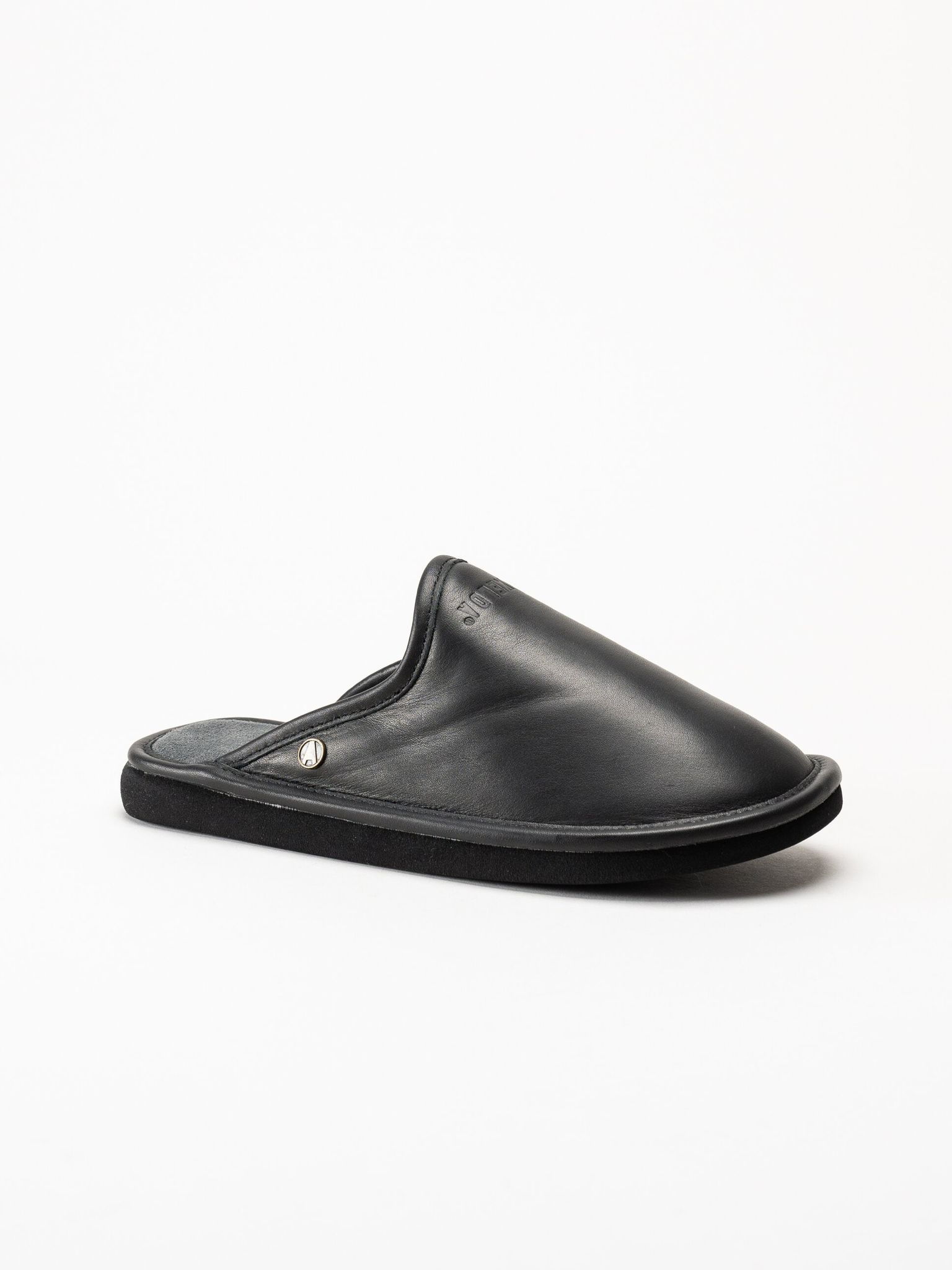 Axelda - Malaga - Svarta tofflor i skinn