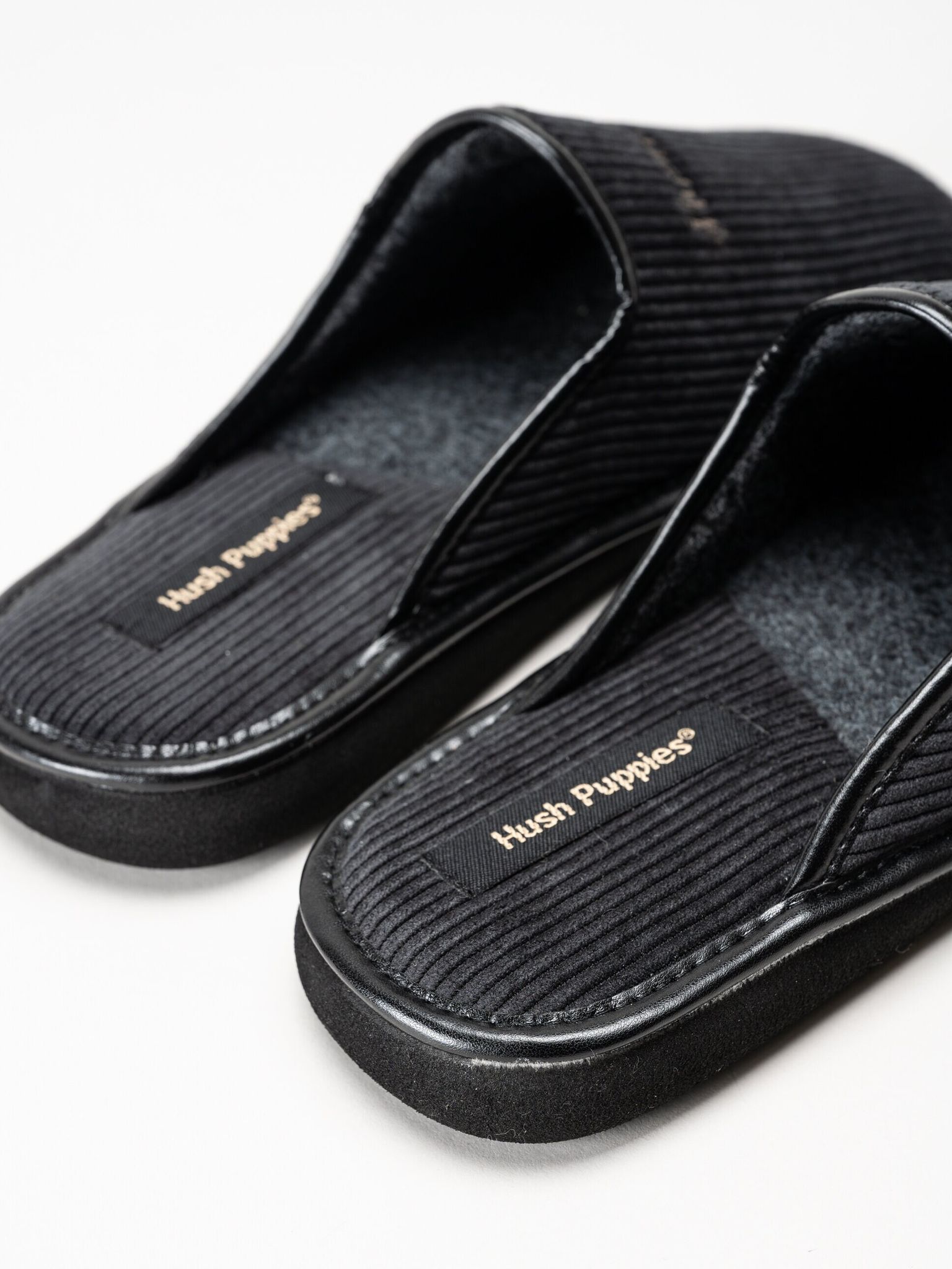 Hush Puppies - Men´s Blanes - Grå slip in tofflor