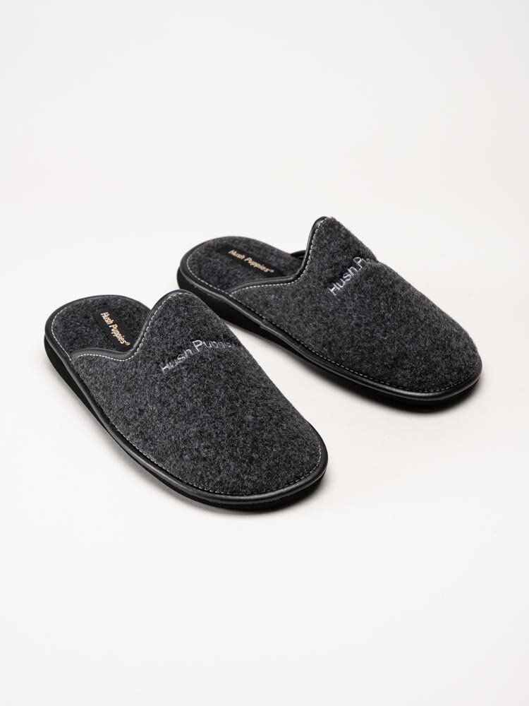 Hush Puppies - Men´s Manuel - Grå slip in tofflor i filt